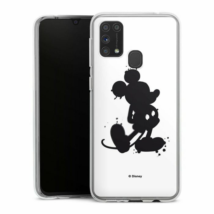 DeinDesign Handyhülle Mickey Mouse Offizielles Lizenzprodukt Disney Mickey Mouse - Splash Samsung Galaxy M31 Silikon Hülle Bumper Case Handy Schutzhülle
