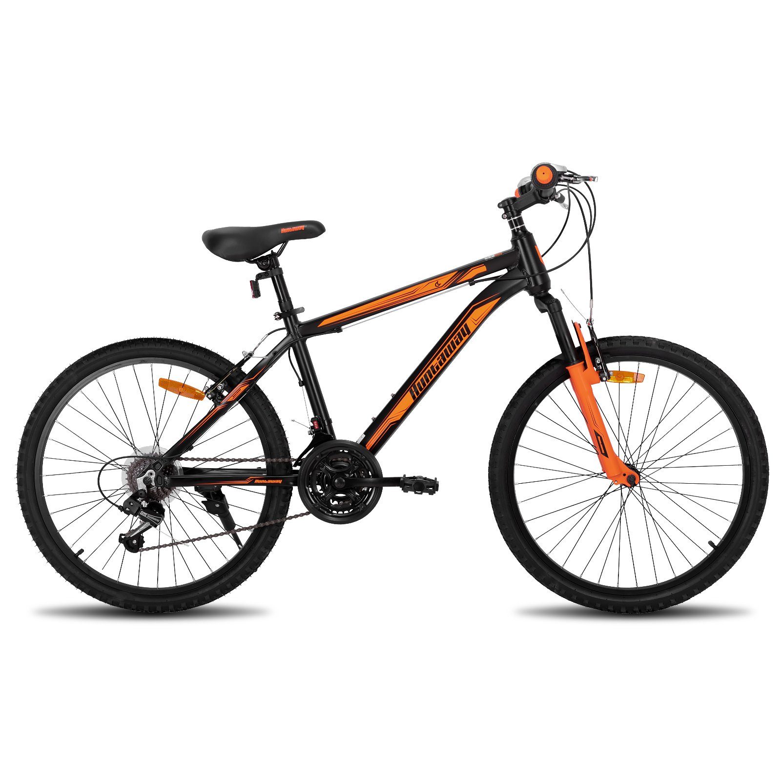 180 Damen 165 - Fahrrad Damen 26 Schwarz 21 Federgabel,Hardtail cm für Kettenschaltung, mit Mountainbike MTB Zoll für Mountainbike und Gang, Herren, und HILAND Herren