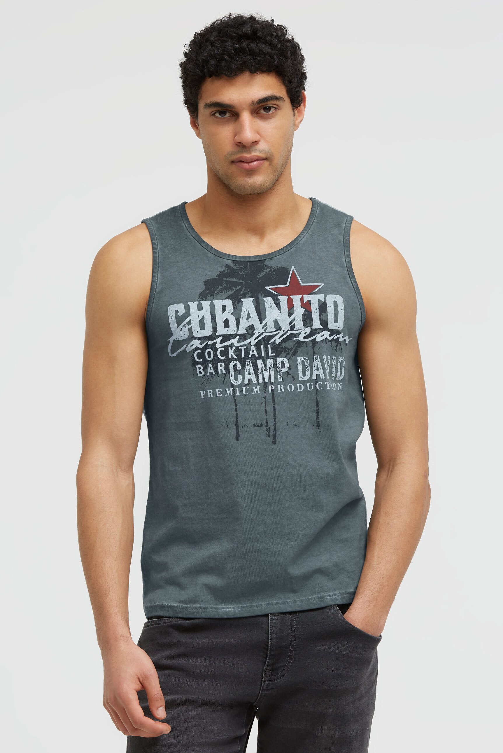 CAMP DAVID Tanktop aus Baumwolle