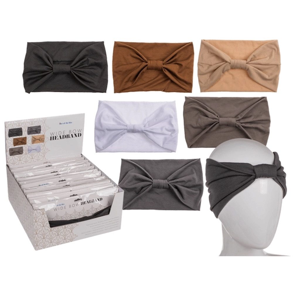 LK Trend & Style Haarband für Damen uni Farben schnelles cooles Syling, Stirnband für Sport, Yoga, Styling und Alltag, Set-Preis bei 2 Stück nach Verfügbarkeit, weiches griffiges Tuch