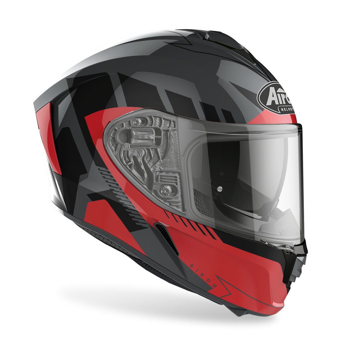 Airoh Motorradhelm Spark Rise Helm, Vorbereitet Für Kommunikationssystem,integriertes Sonnenvisier