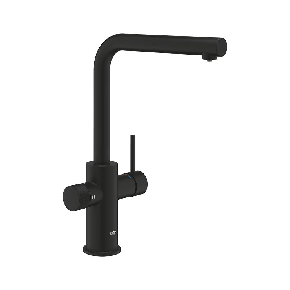 Grohe Küchenarmatur Blue Pure Minta herausziehbarem Mousseurauslauf