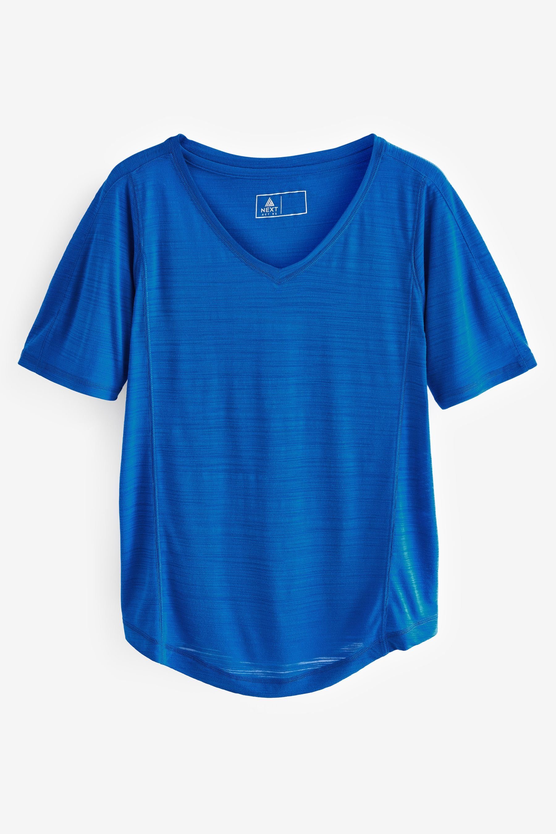 Next Trainingsshirt Next Active Sports Kurzarmtop mit V-Ausschnitt (1-tlg)