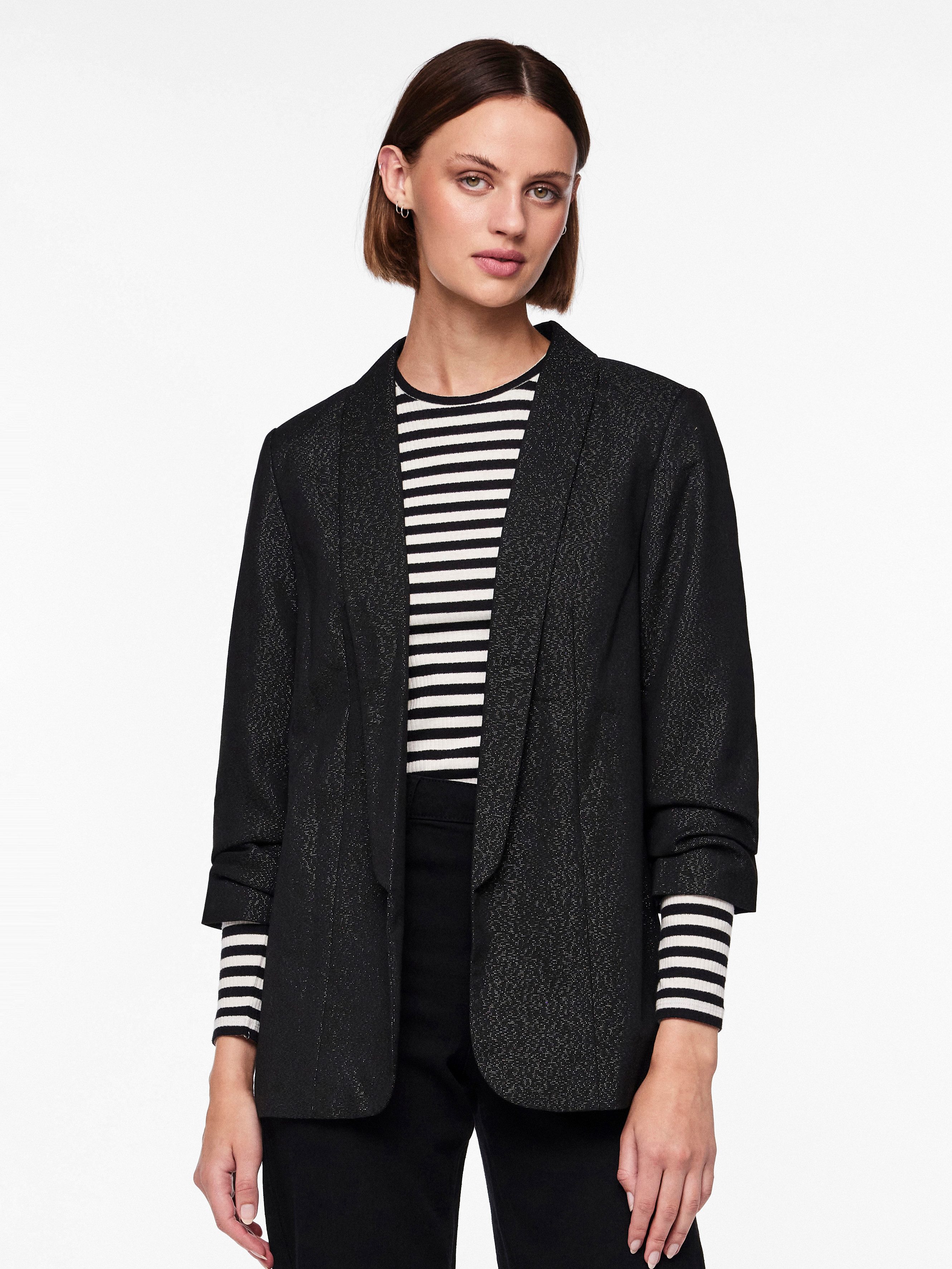 pieces Longblazer PCBOSELLA 3/4 GLITTER BLAZER günstig online kaufen