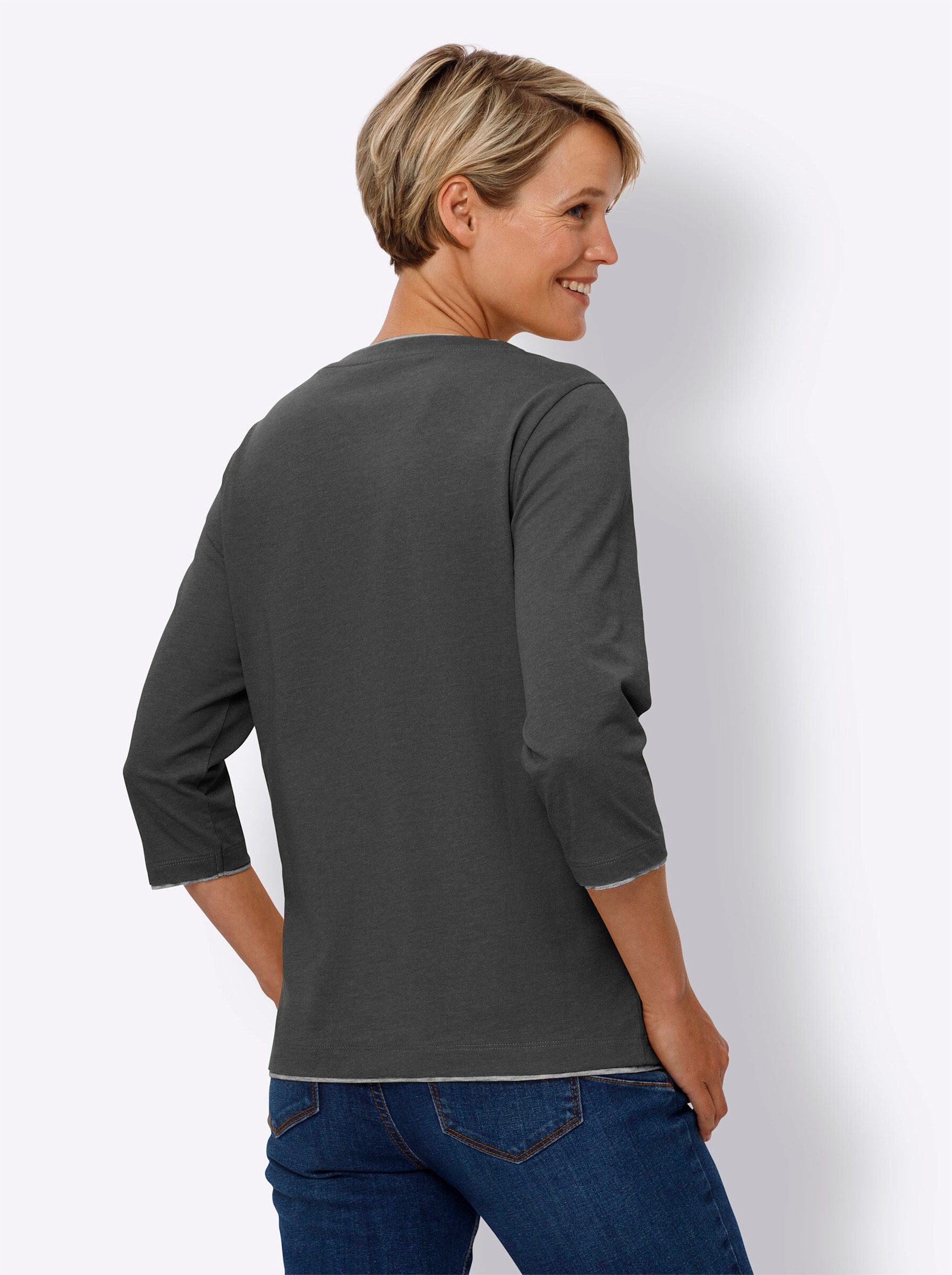 Sieh an! T-Shirt 3/4-Arm-Shirt . günstig online kaufen