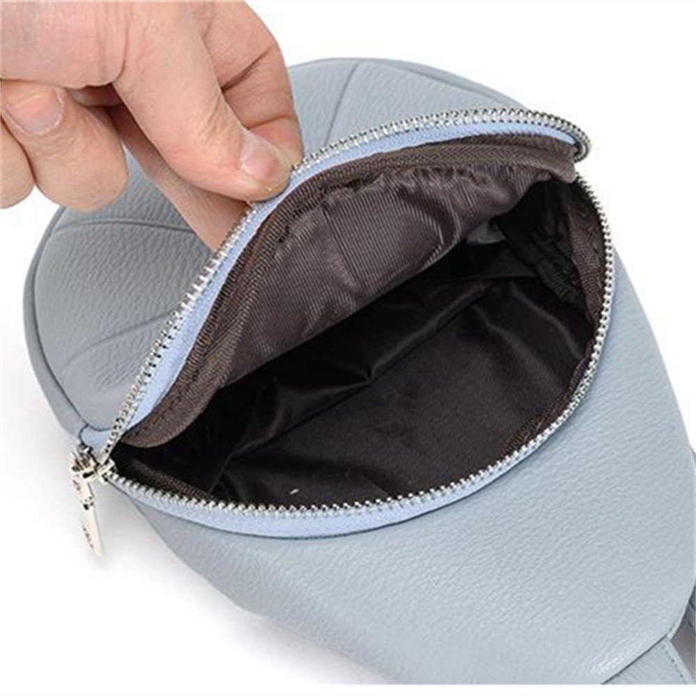 Rouemi Mode Bauchtasche Neue einfache Gürteltasche Umhängetasche Blau Crossbody-Frauentasche,