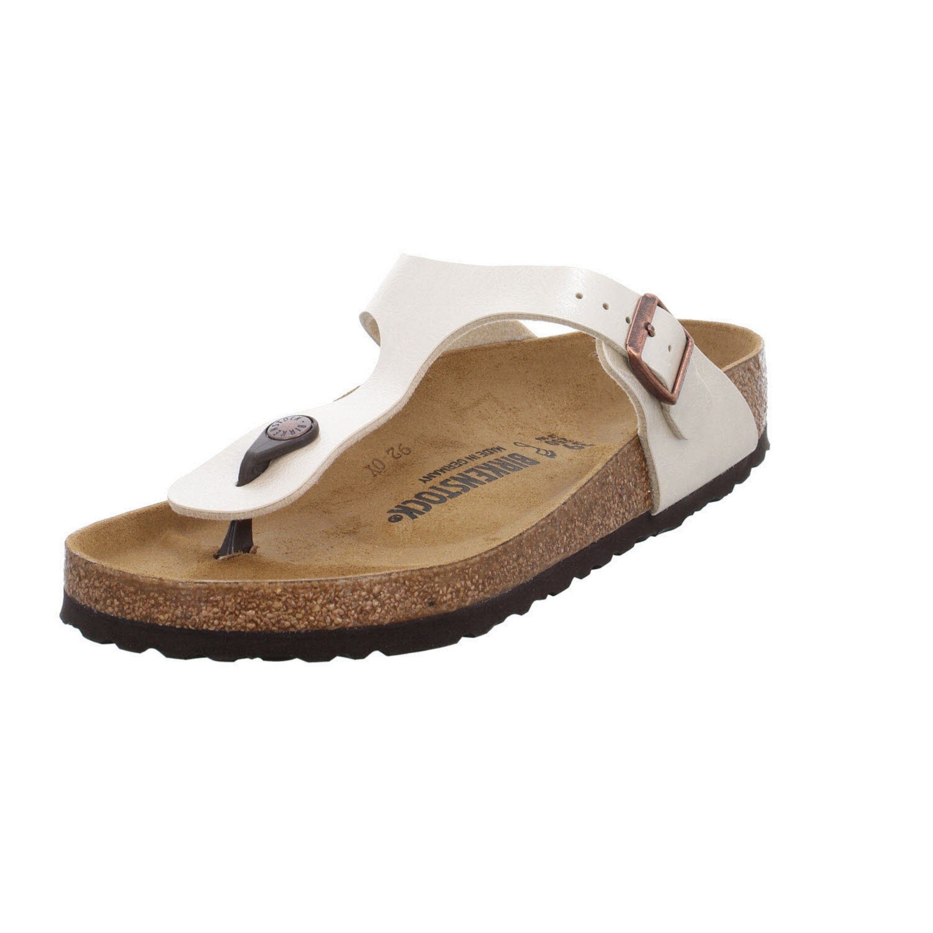 Birkenstock Gizeh Pantolette Fußbett Bequem Freizeit Шльопанці Glattleder