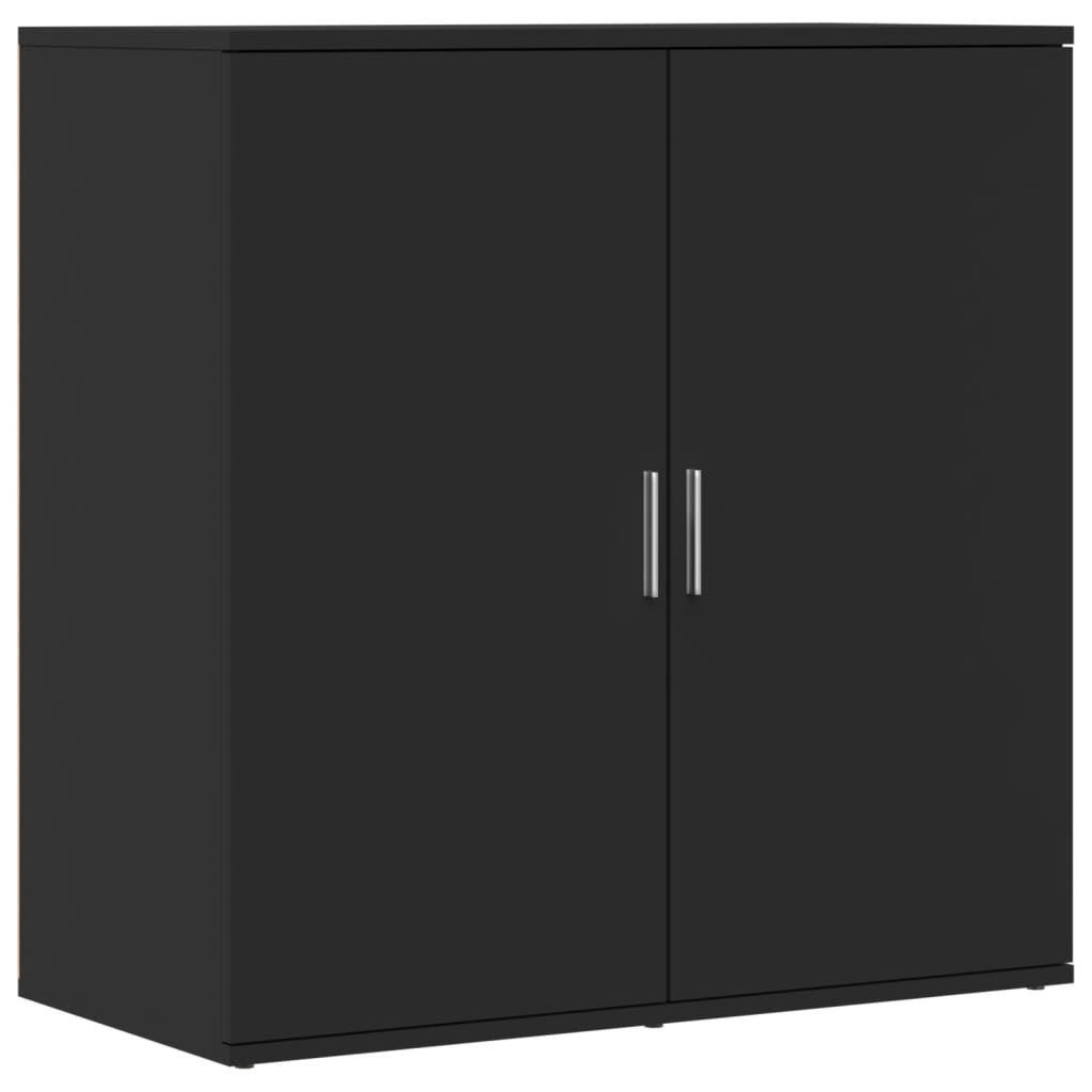 vidaXL Sideboard Sideboard Schwarz 79x38x80 cm Holzwerkstoff (1 St) günstig online kaufen