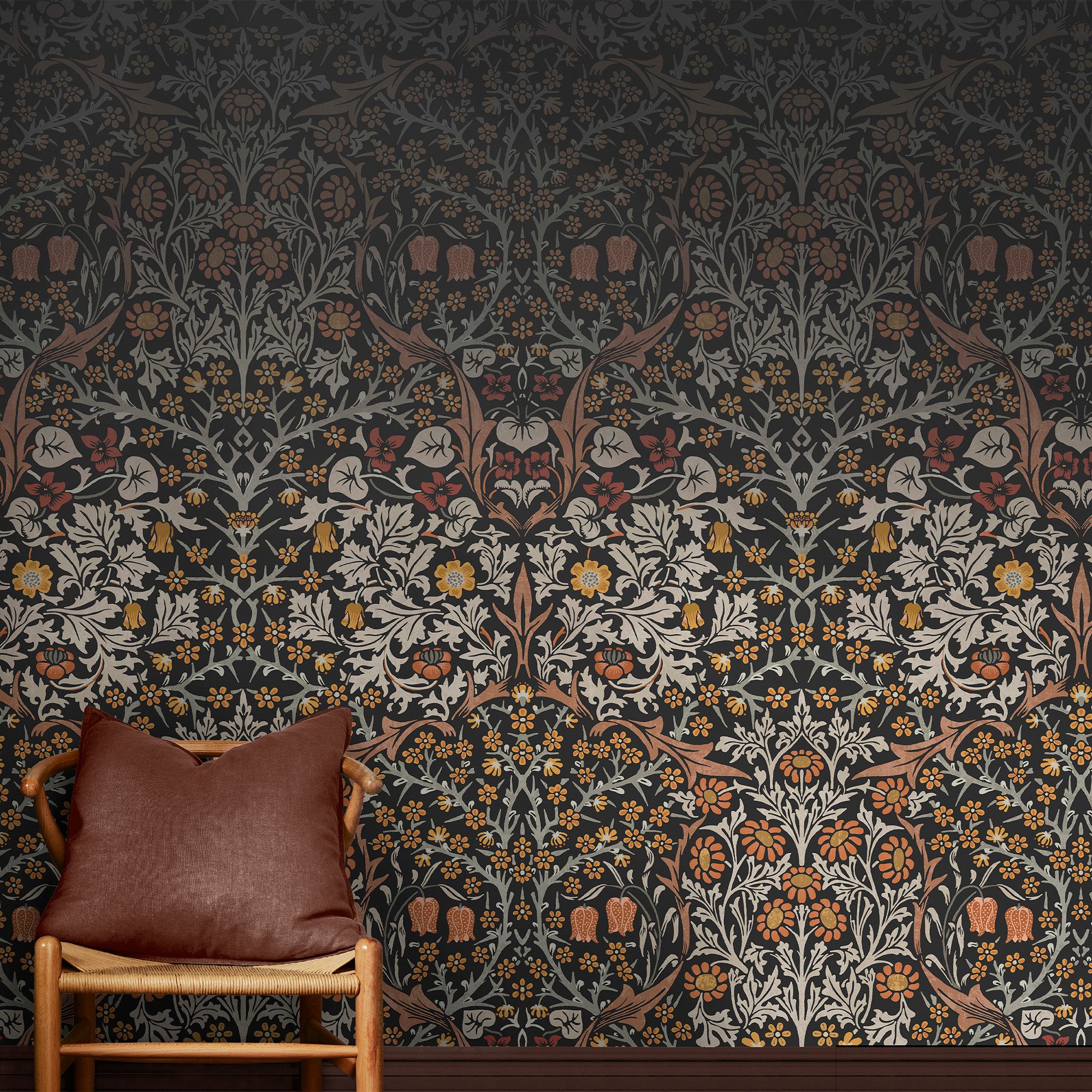 WILLIAM MORRIS AT HOME Vliestapete Blackthorn, glatt, Retro, (1 St), Designer Tapete, 10mx52cm (ca. 5m2)