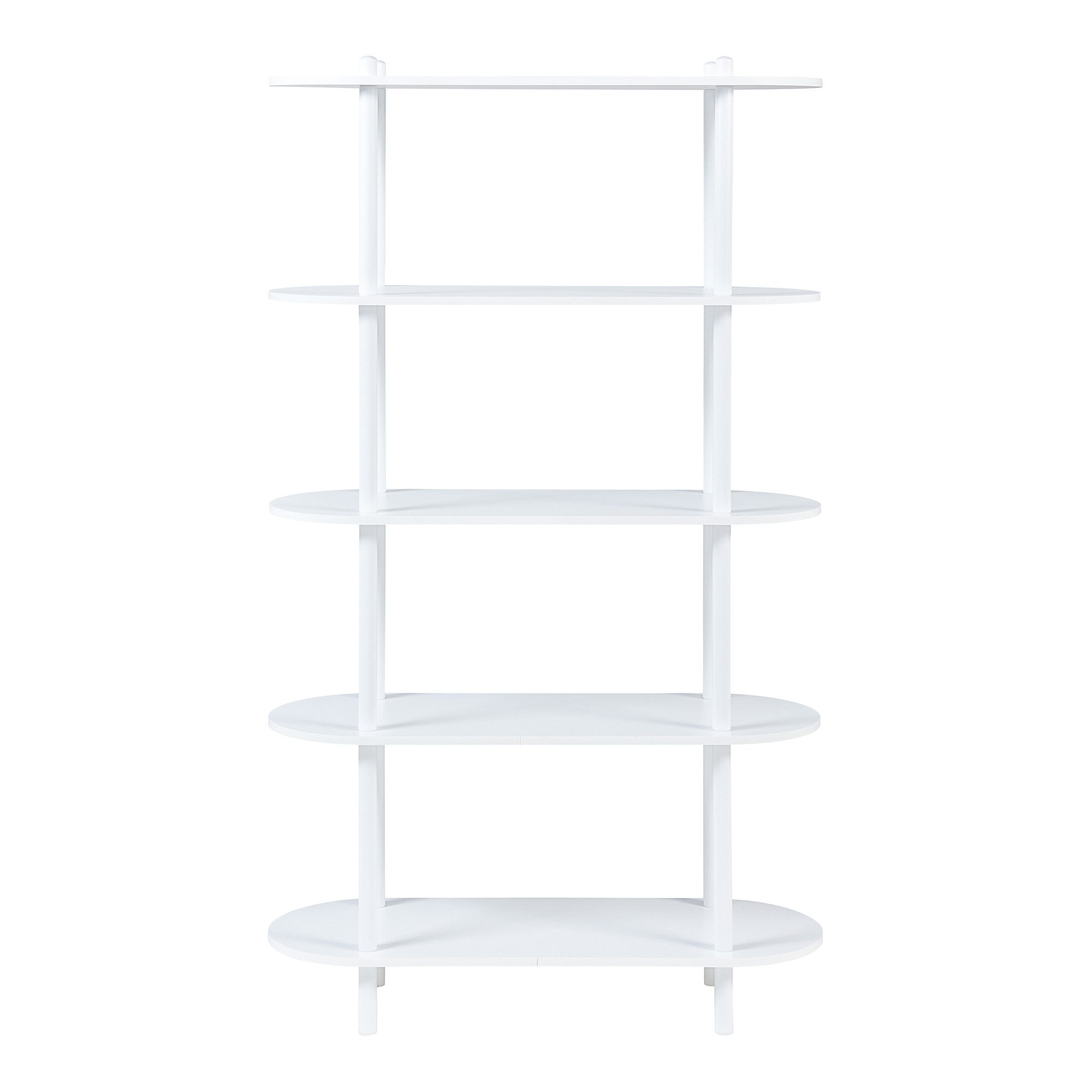 en.casa Bücherregal, »Øvre« 139x80x30 cm 5 günstig online kaufen