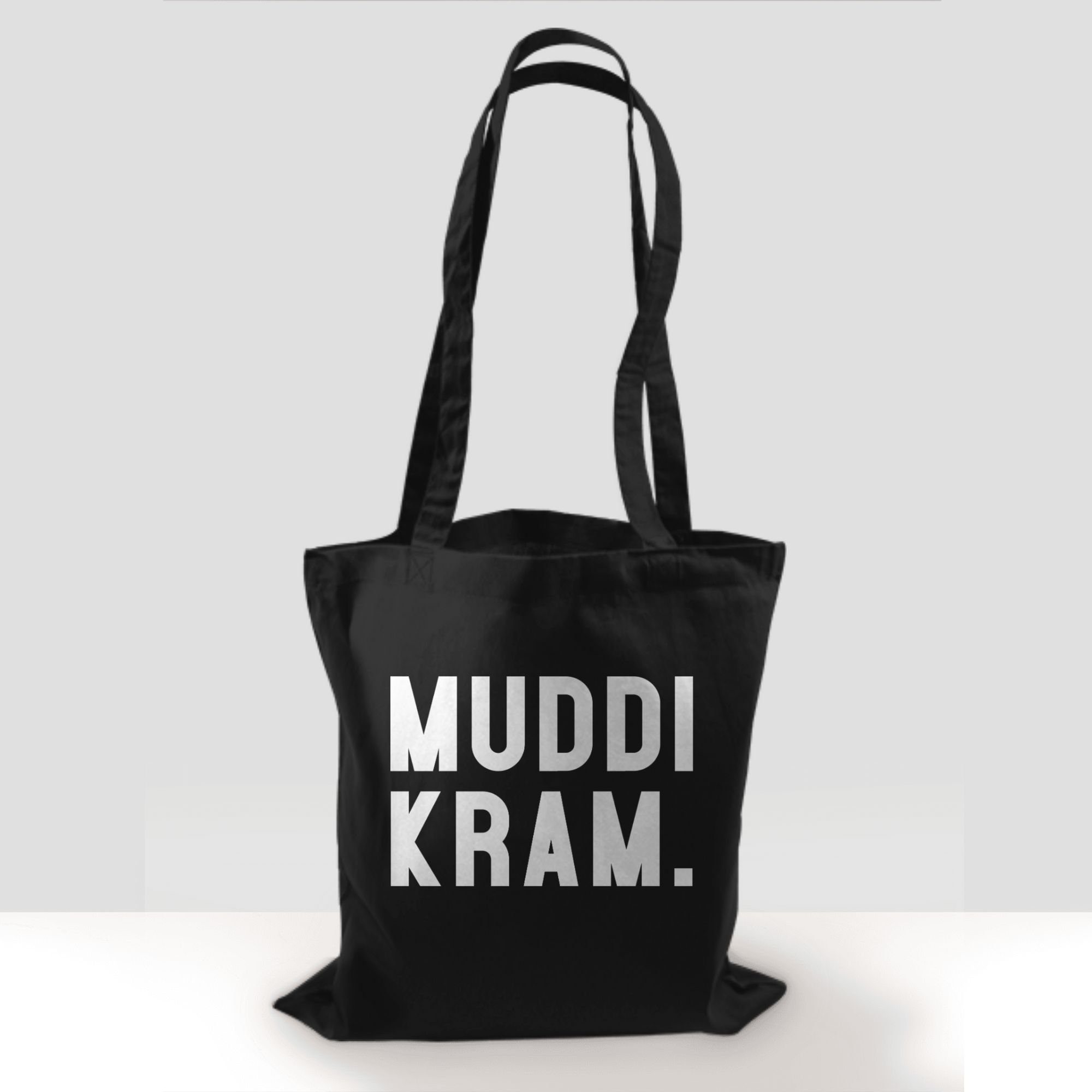 Umhängetasche Muddi Kram, Schwarz Shirtracer Muttertagsgeschenk 1