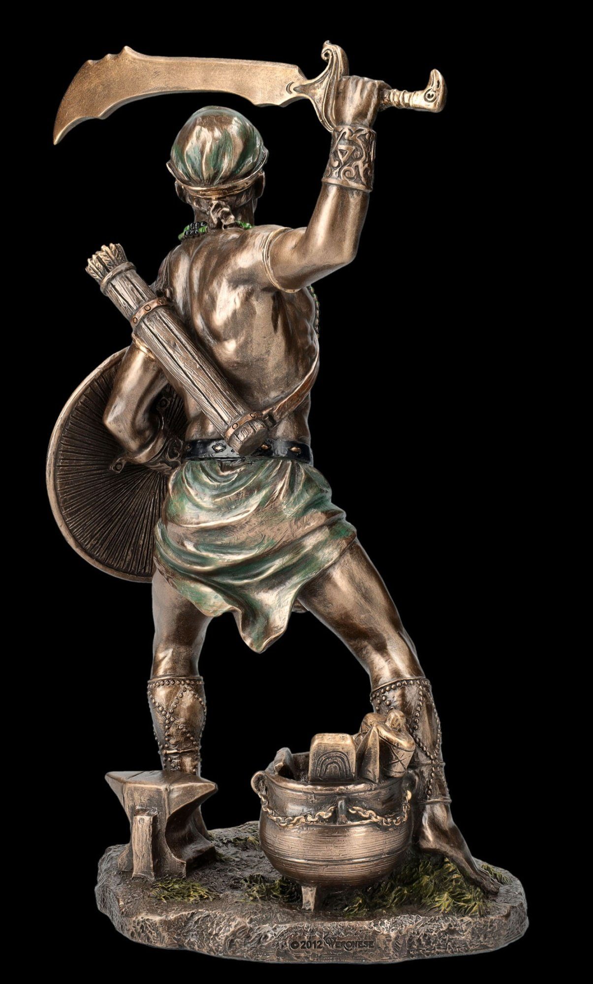 Veronese Gott Dekofigur Figuren GmbH Yoruba Oggun Krieger Shop Götterfigur Figur des - - Krieges