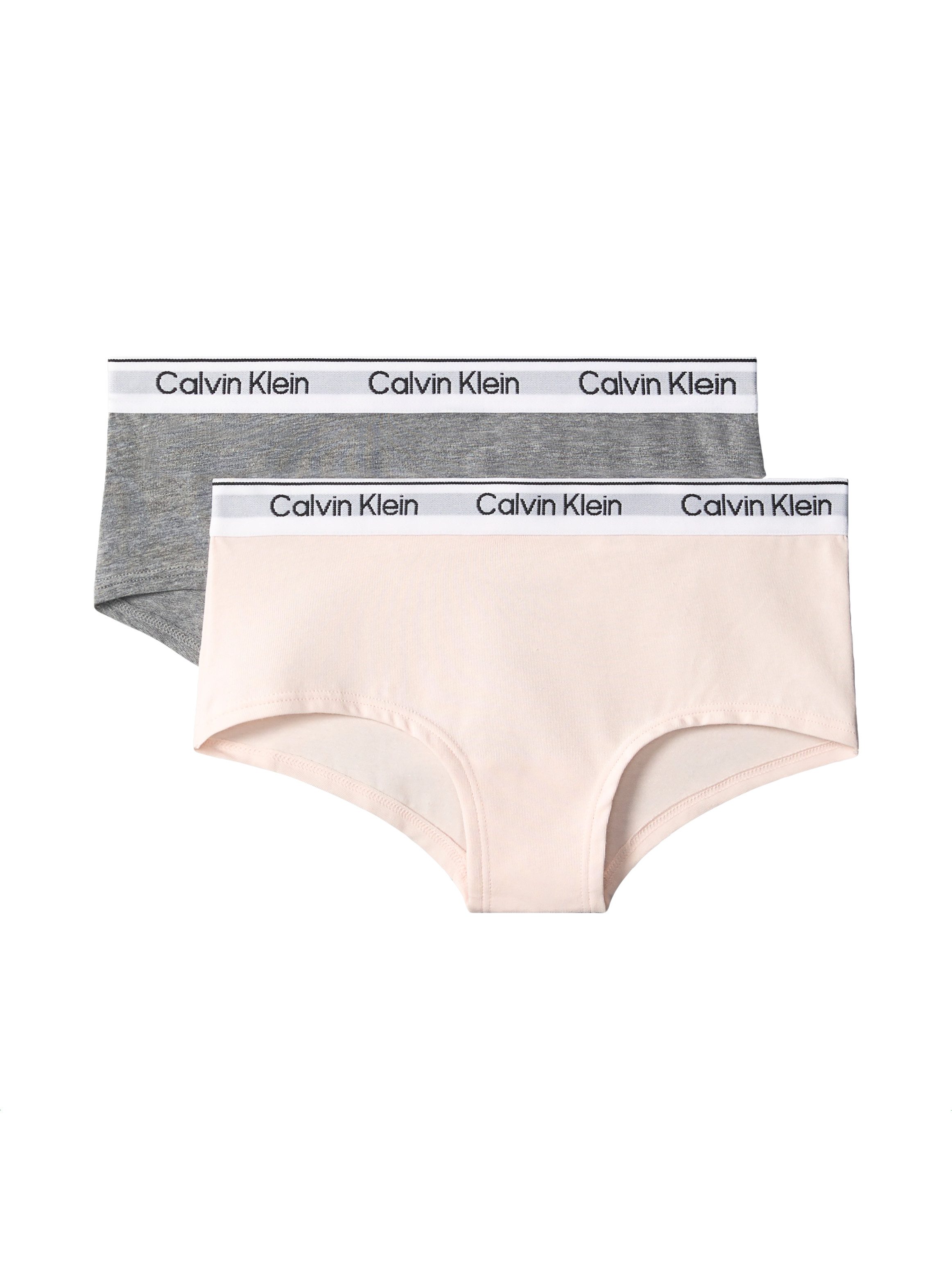 Calvin Klein Underwear Hipster 2PK SHORTY (Packung, 2er-Pack) Mit Markennamen auf dem Bund, für Kinder