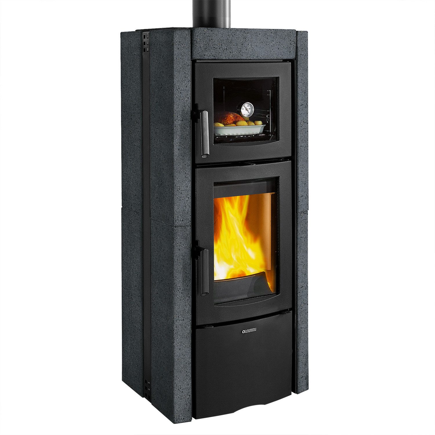 La Nordica Kaminofen La Nordica Ester Forno Evo Kaminofen Vulcan, 8.2 kW, Kaminofen
