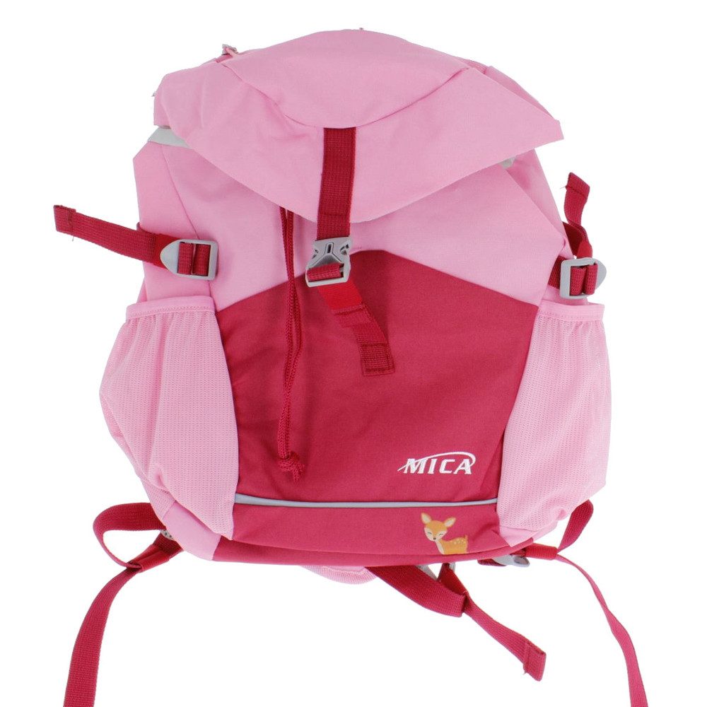 MICA Kinderrucksack Kinderrucksack rosa - aus Textil - ca. 26 x 37 x 19 cm