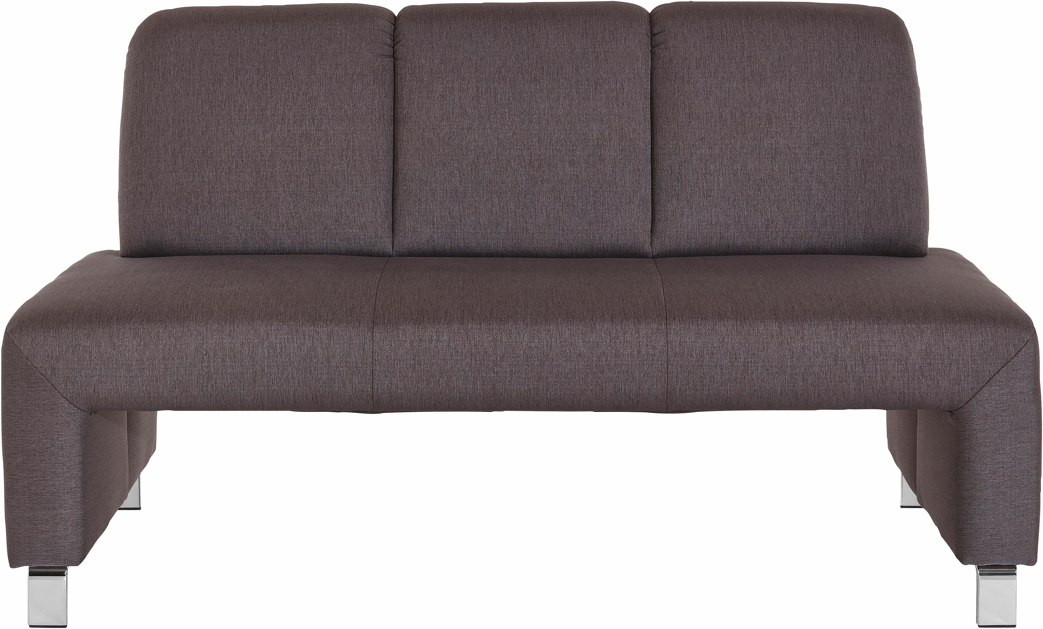 exxpo - sofa fashion Polsterbank Intenso, Sitzbank, Breite 162 cm, wahlweise in Leder oder Textil, hohe Bodenfreiheit, frei im Raum stellbar, hoher Sitzkomfort