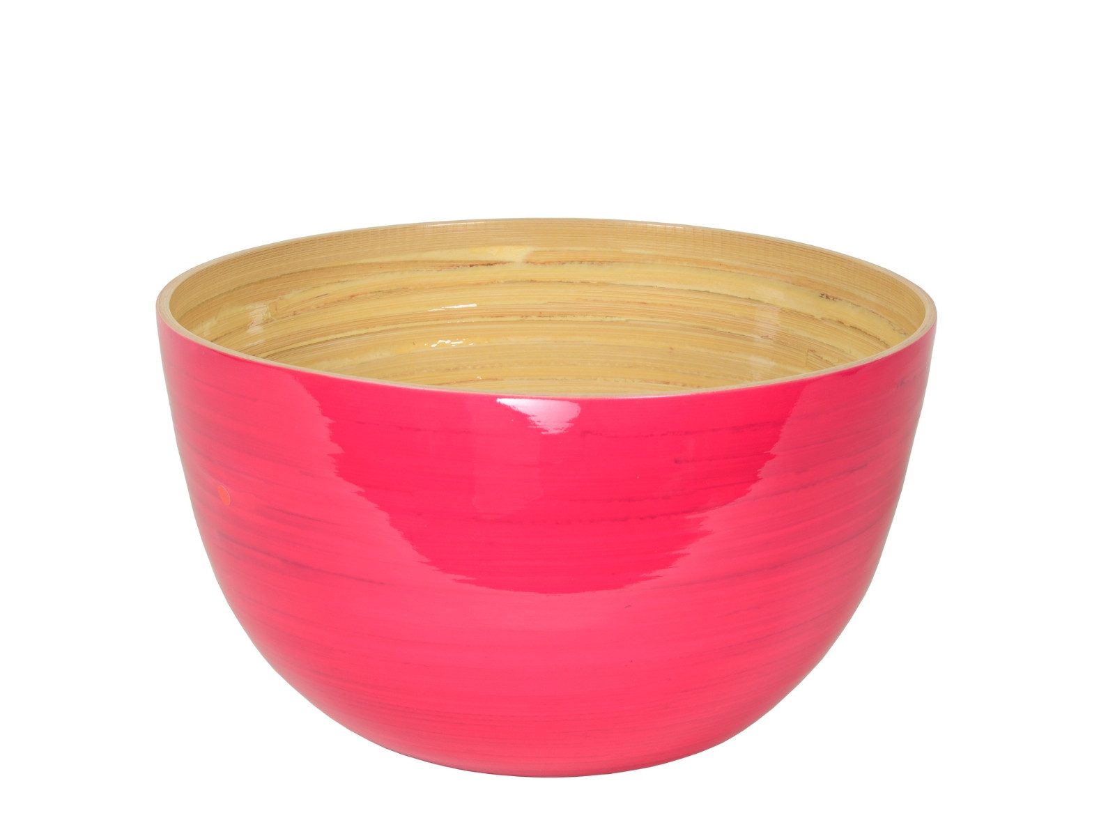 albert l. (punkt) Schüssel Bambus-Schüssel fuchsia 30x18cm, Bambus, (Schüsseln)