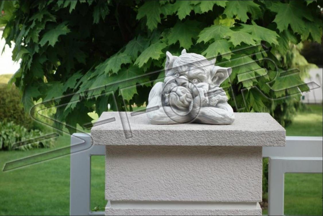 JVmoebel Skulptur Troll 18cm Skulptur Design Figur Statue Garten Figuren Statuen