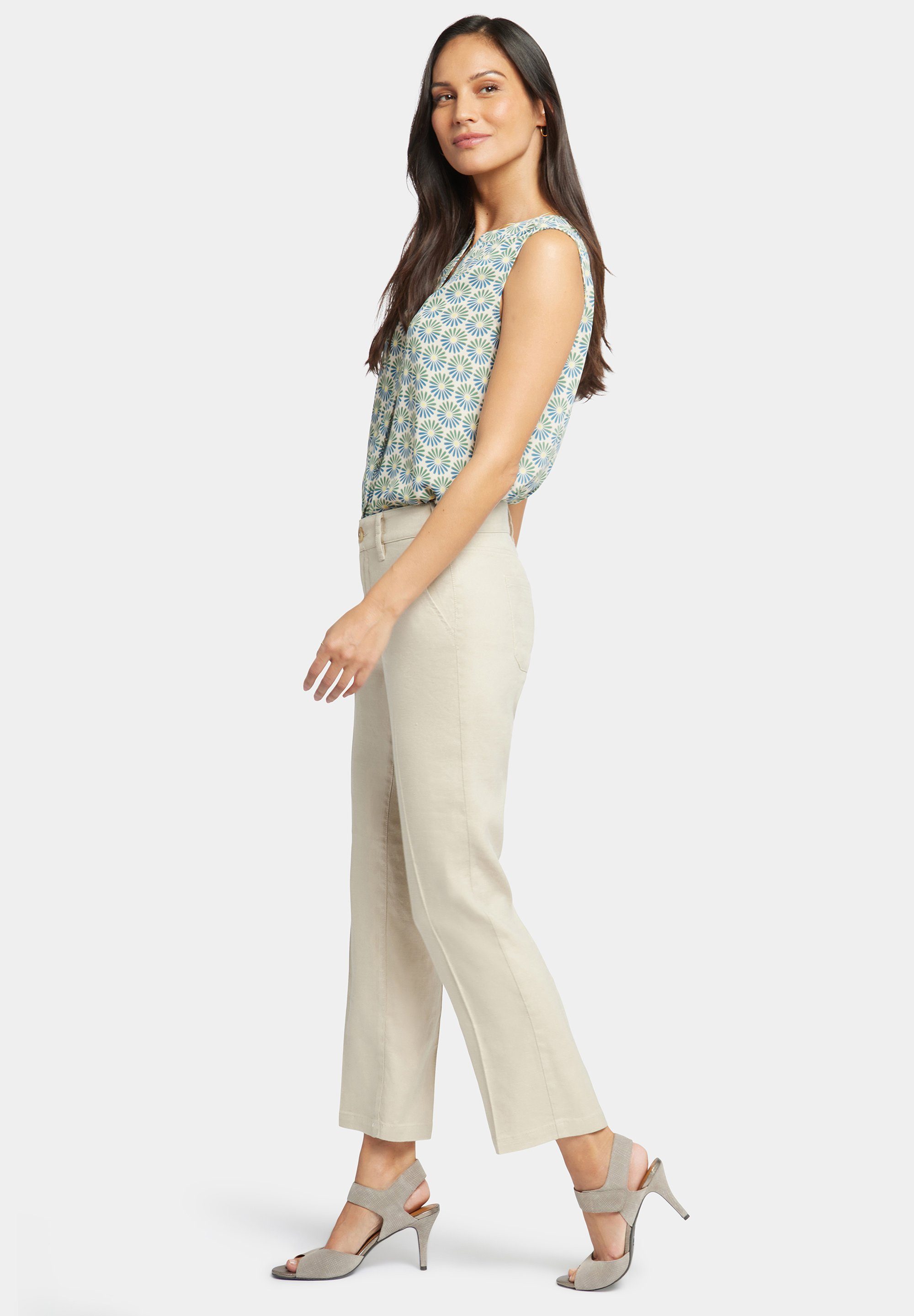 NYDJ Culotte Straight Leg Ankle Pant Reiß- und Knopfverschluss, Lift-Technologie