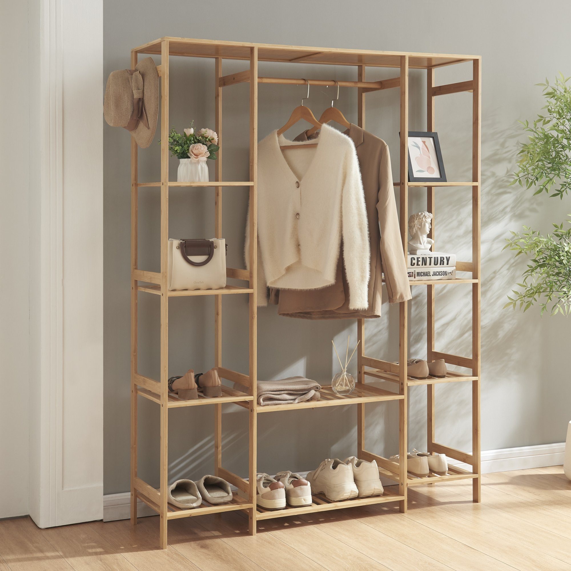 en.casa Garderobenständer, »Ilomantsi« 122 x 35 günstig online kaufen