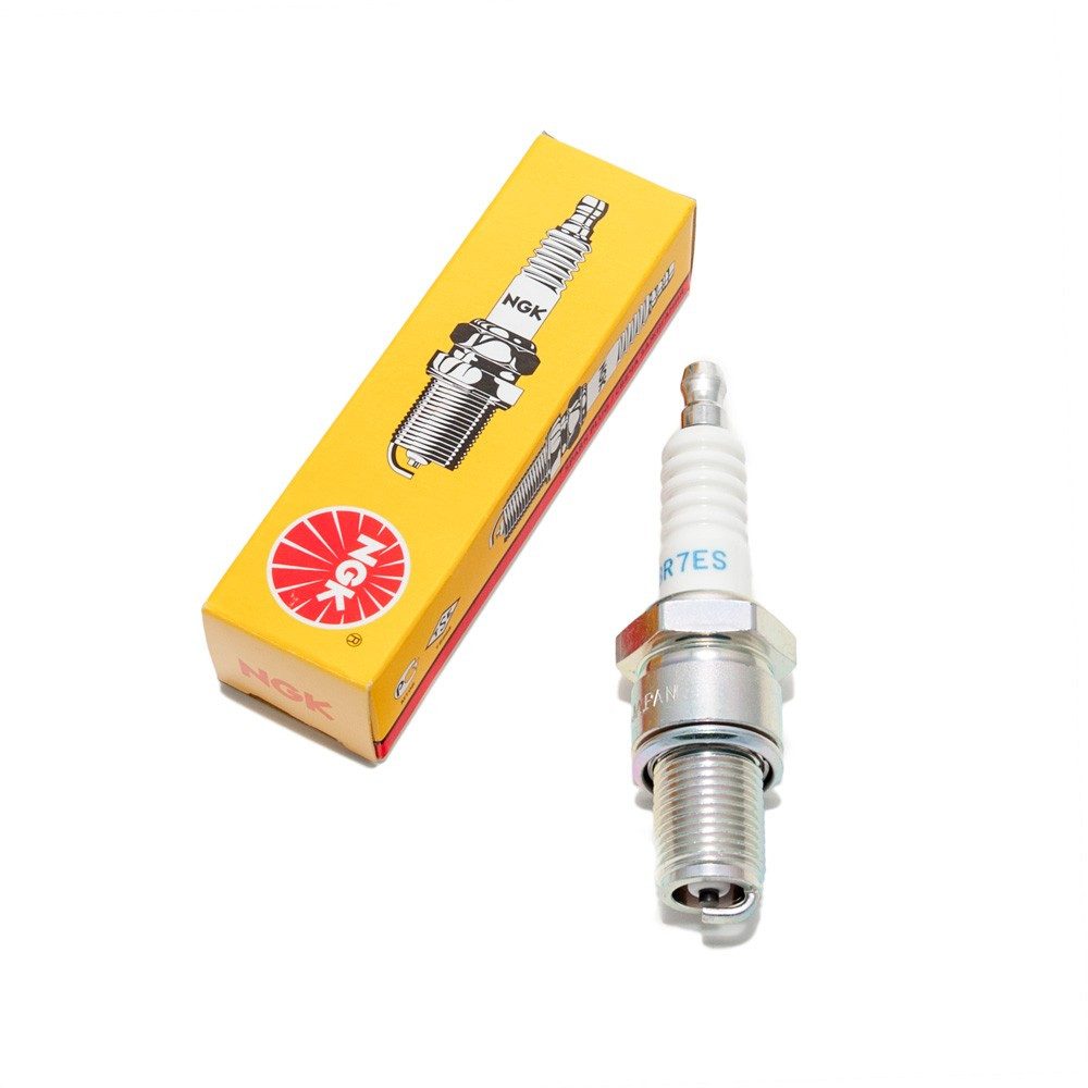 NGK Zündkerze BR7ES entstört 19,0 mm Langgewinde Ø 14,0 mm für Gilera Runner 50