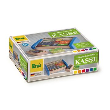 Erzi® Kaufladensortiment, (Set, 3-tlg), Kasse, Holz Spielzeug, Kaufladenzubehör