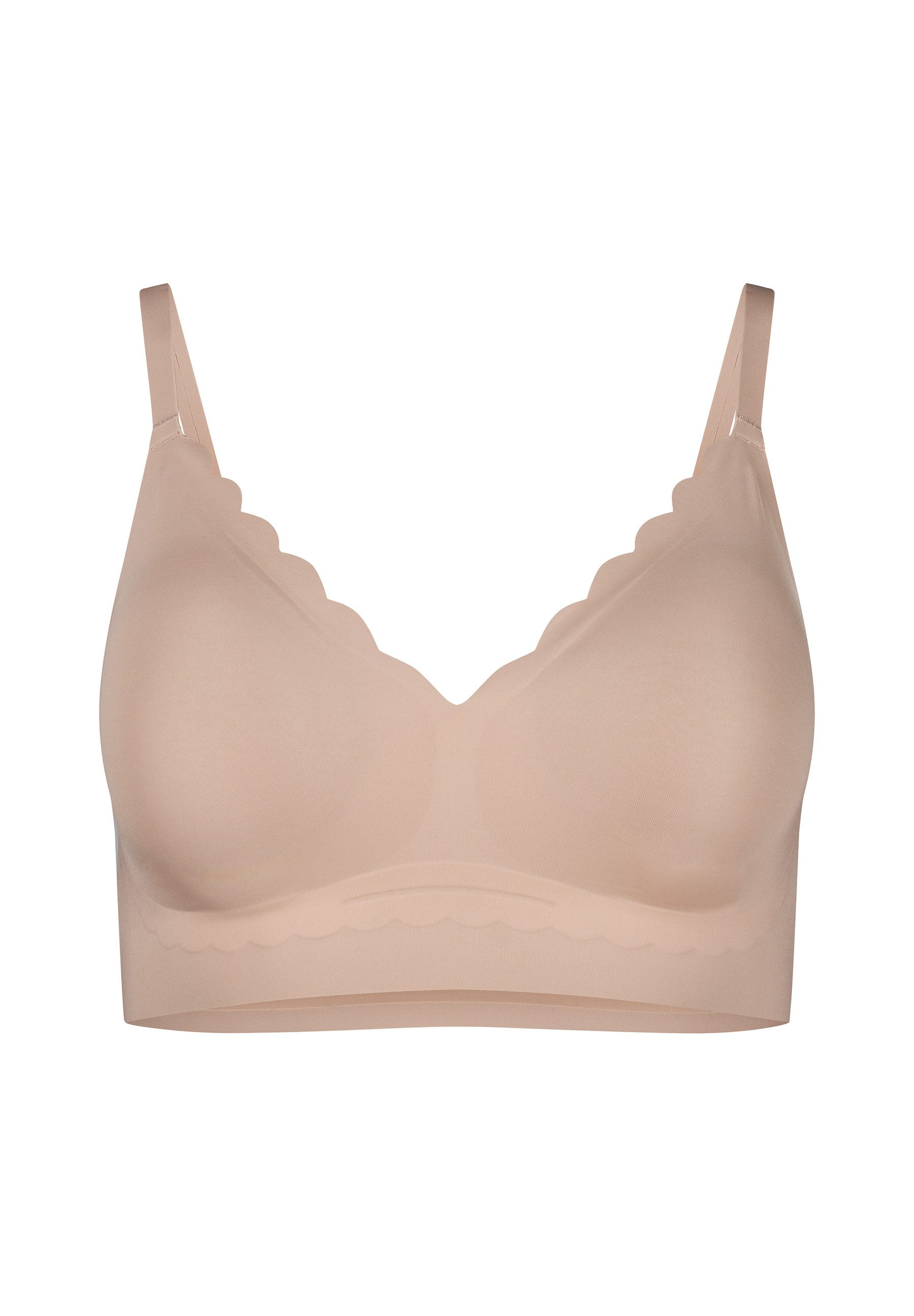 Skiny Bustier Sensation doppellagig, mit herausnehmbaren Pads, V-Ausschnitt
