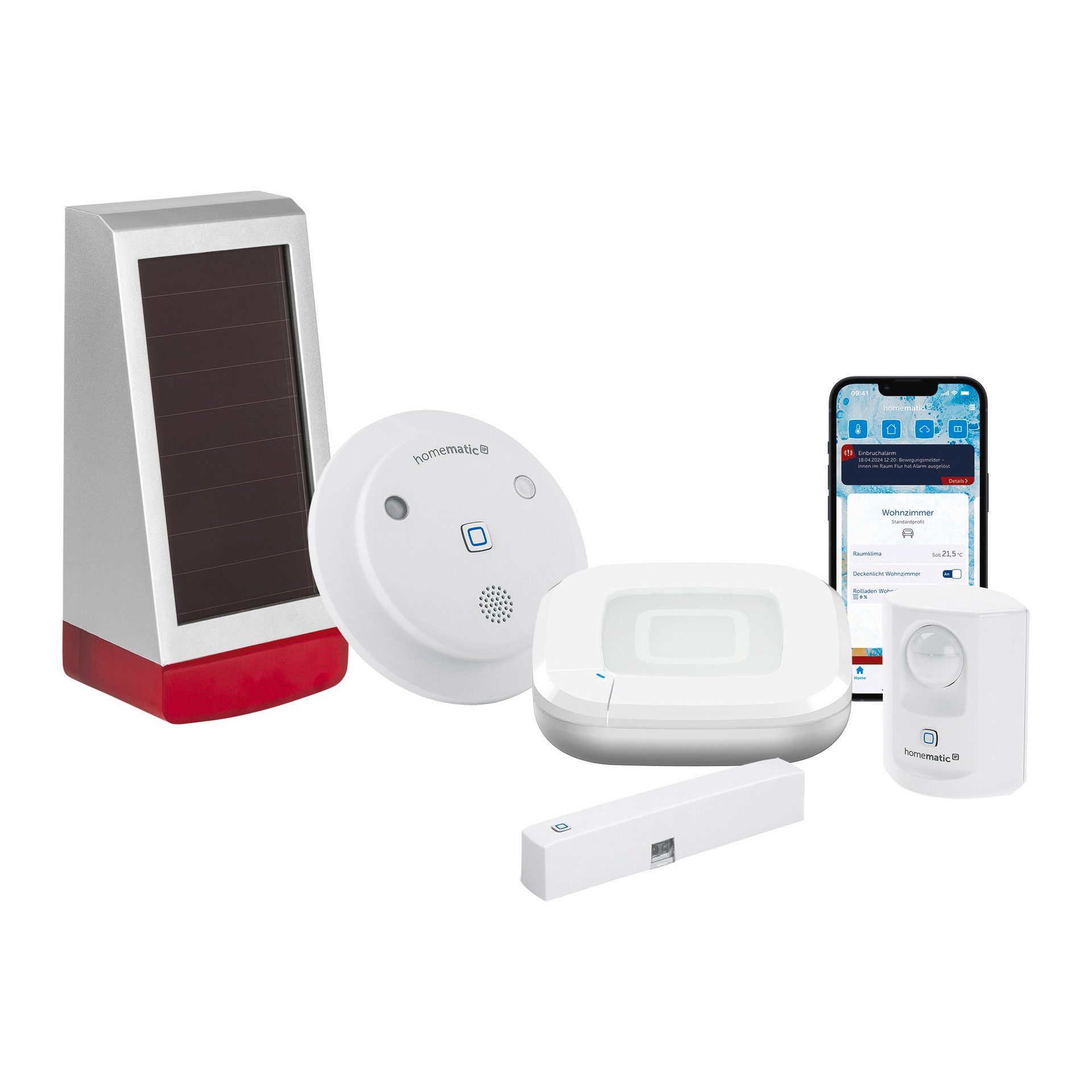 Homematic IP Starter Set Alarm + Außensirene Smart-Home Starter-Set