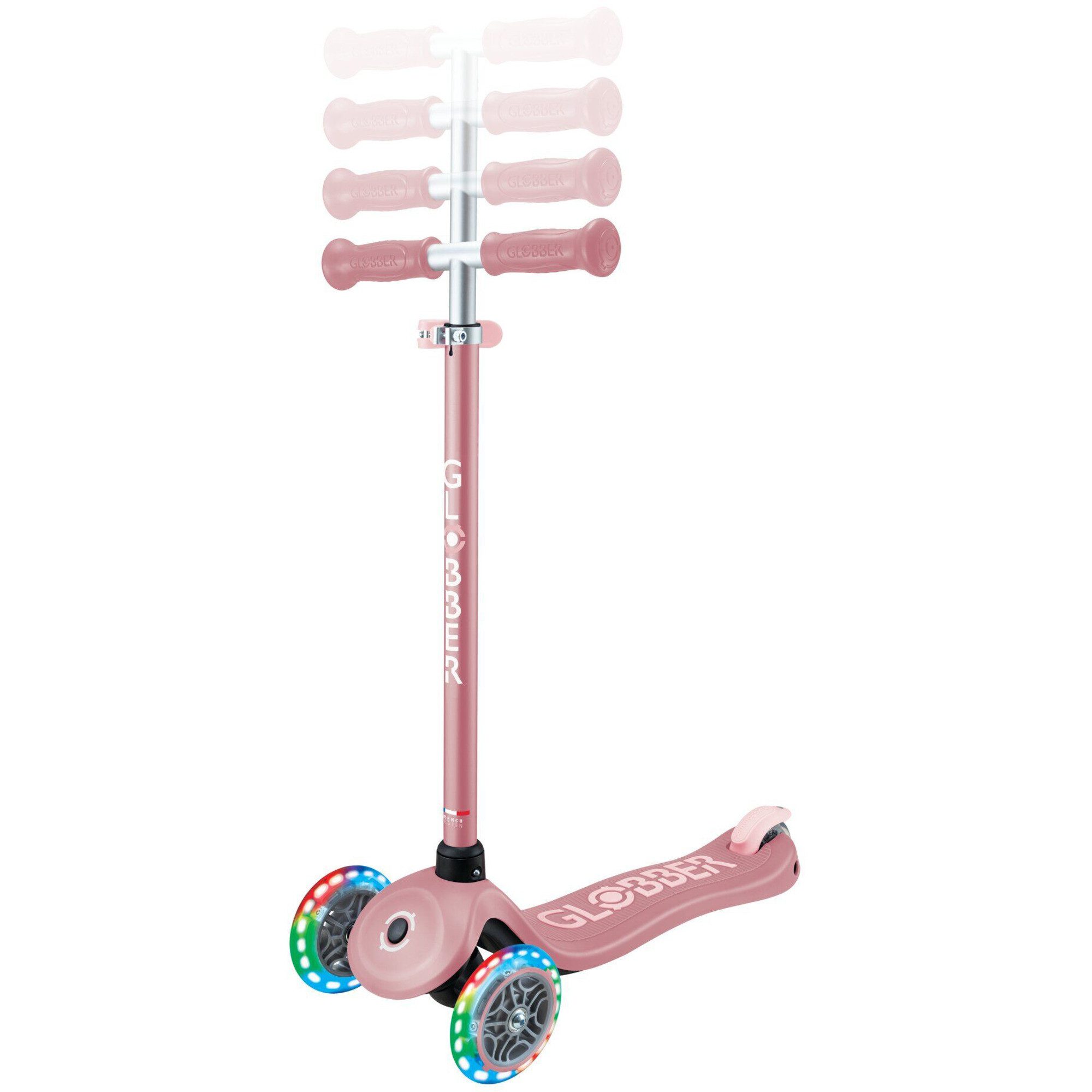 Globber Scooter GLOBBER Primo Plus Lights inkl. Helm, Scooter