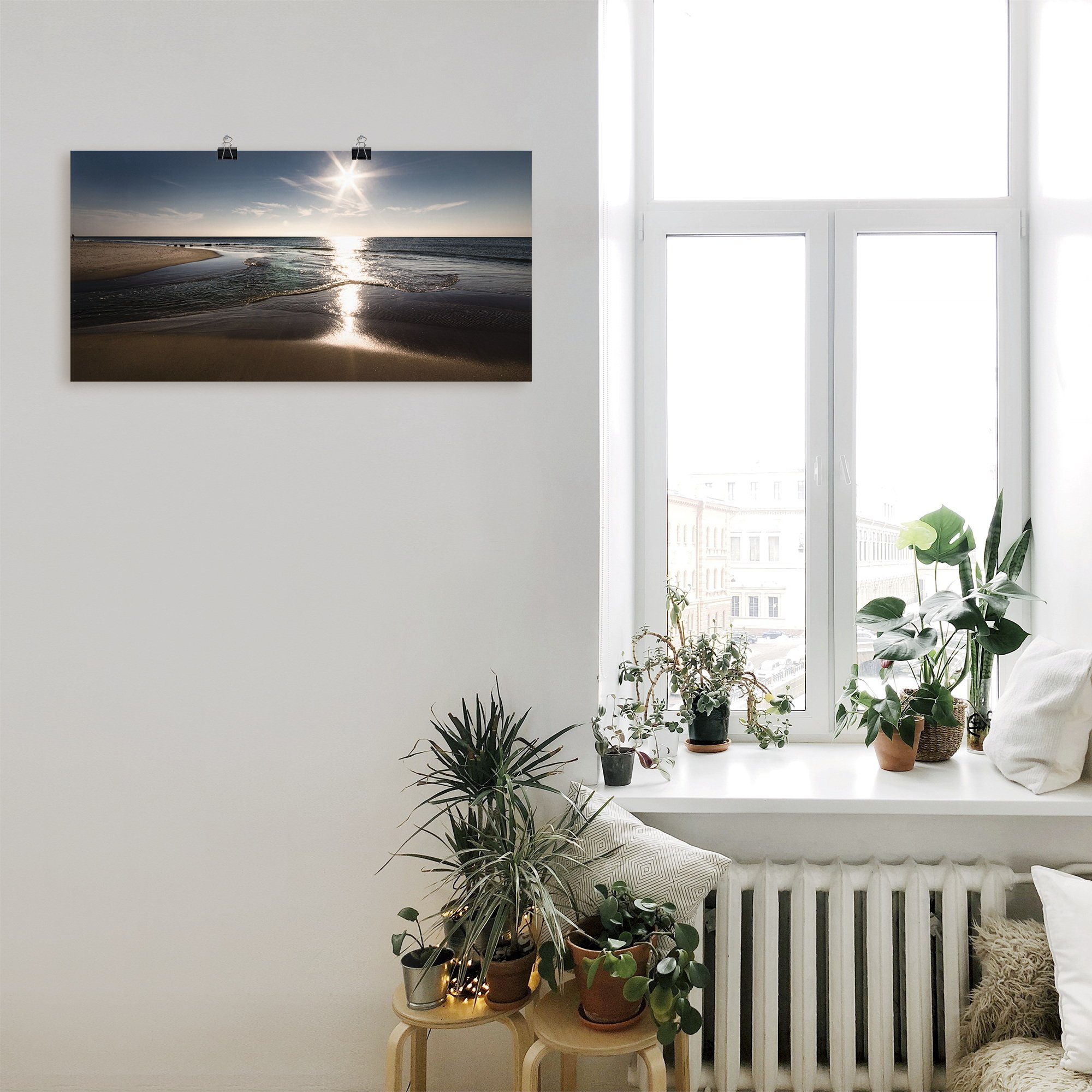 Artland Wandbild Sylt IV, Strand (1 St), als Leinwandbild, Poster in verschied. Größen