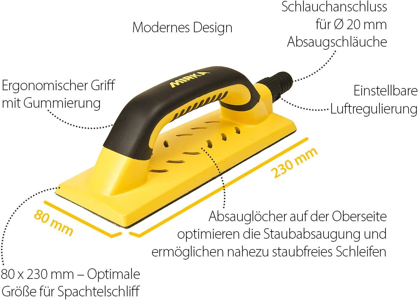 Mirka Handschleifer Handy Schleifklotz-Set, Starter-Kit, Schleifklotz-Set günstig online kaufen