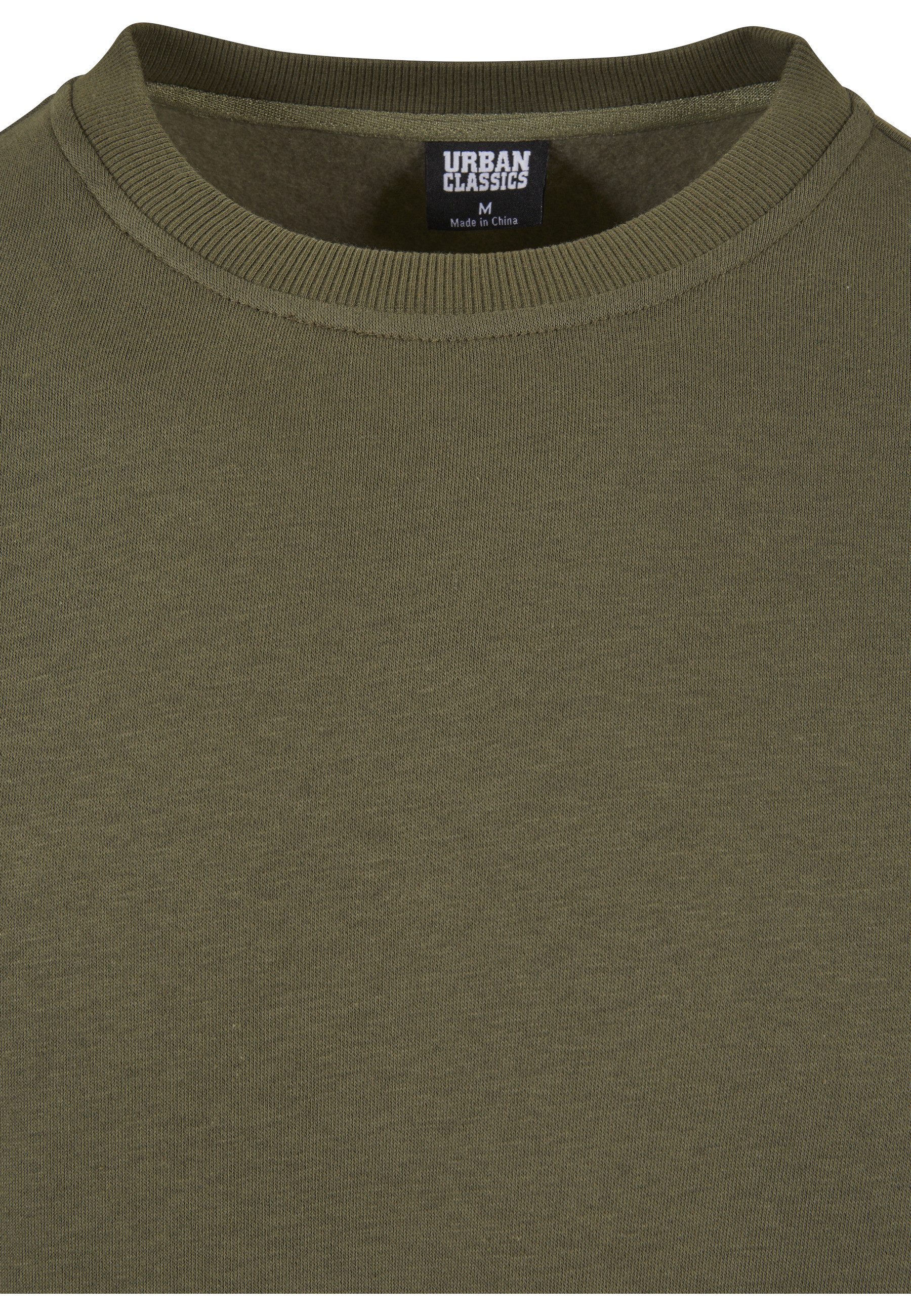 URBAN CLASSICS Rundhalspullover Urban Classics Herren Basic Terry Crew (1-tlg)