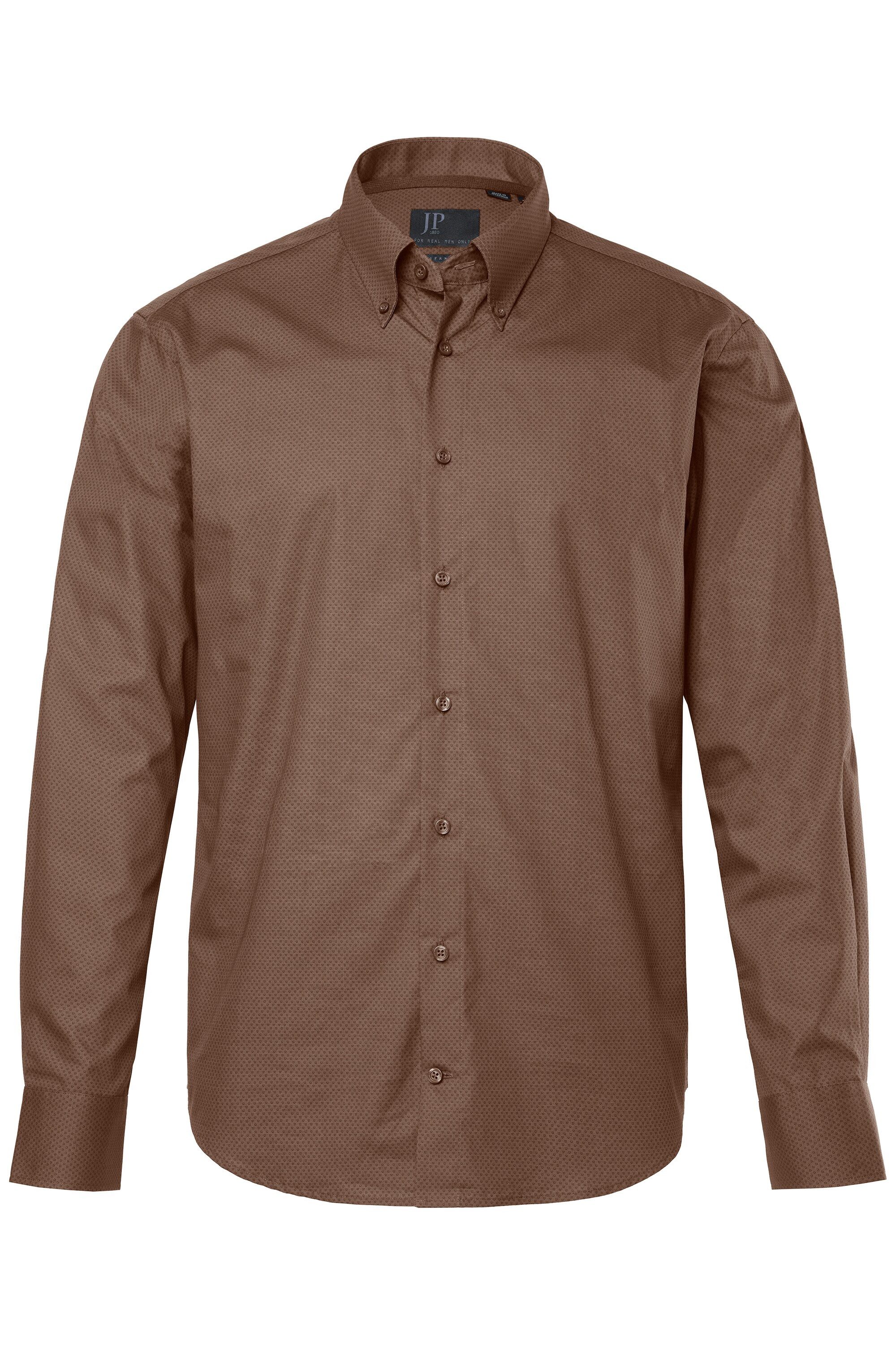 JP1880 Businesshemd Hemd Langarm Minimal-Print Buttondown-Kragen günstig online kaufen