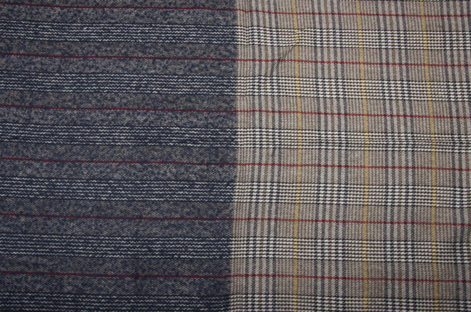 styleBREAKER Strickschal, (1-St), Schal Muster XXL Tartan Plaid mit Blau Karo Breiter