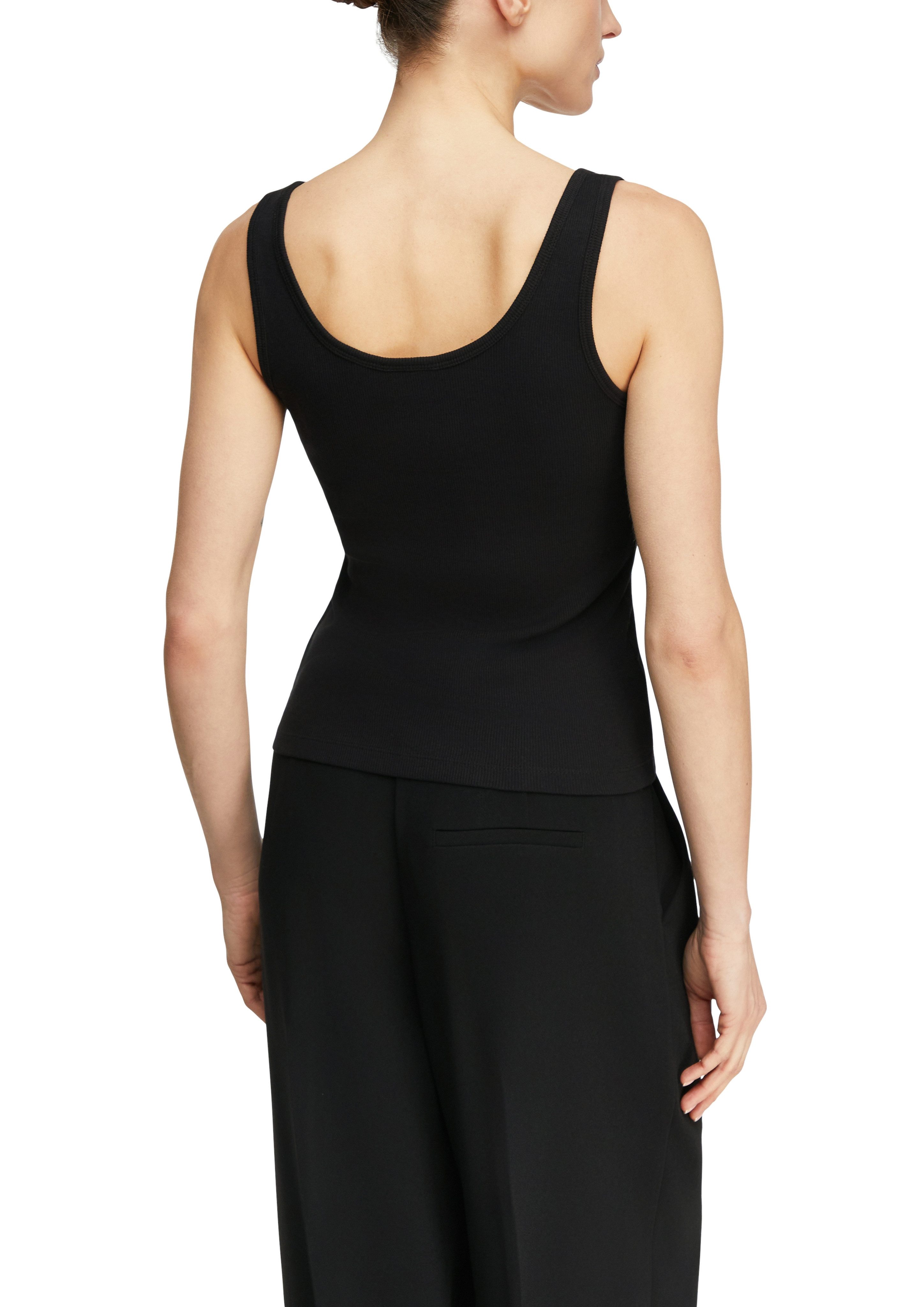 comma Ripptanktop mit Stretch