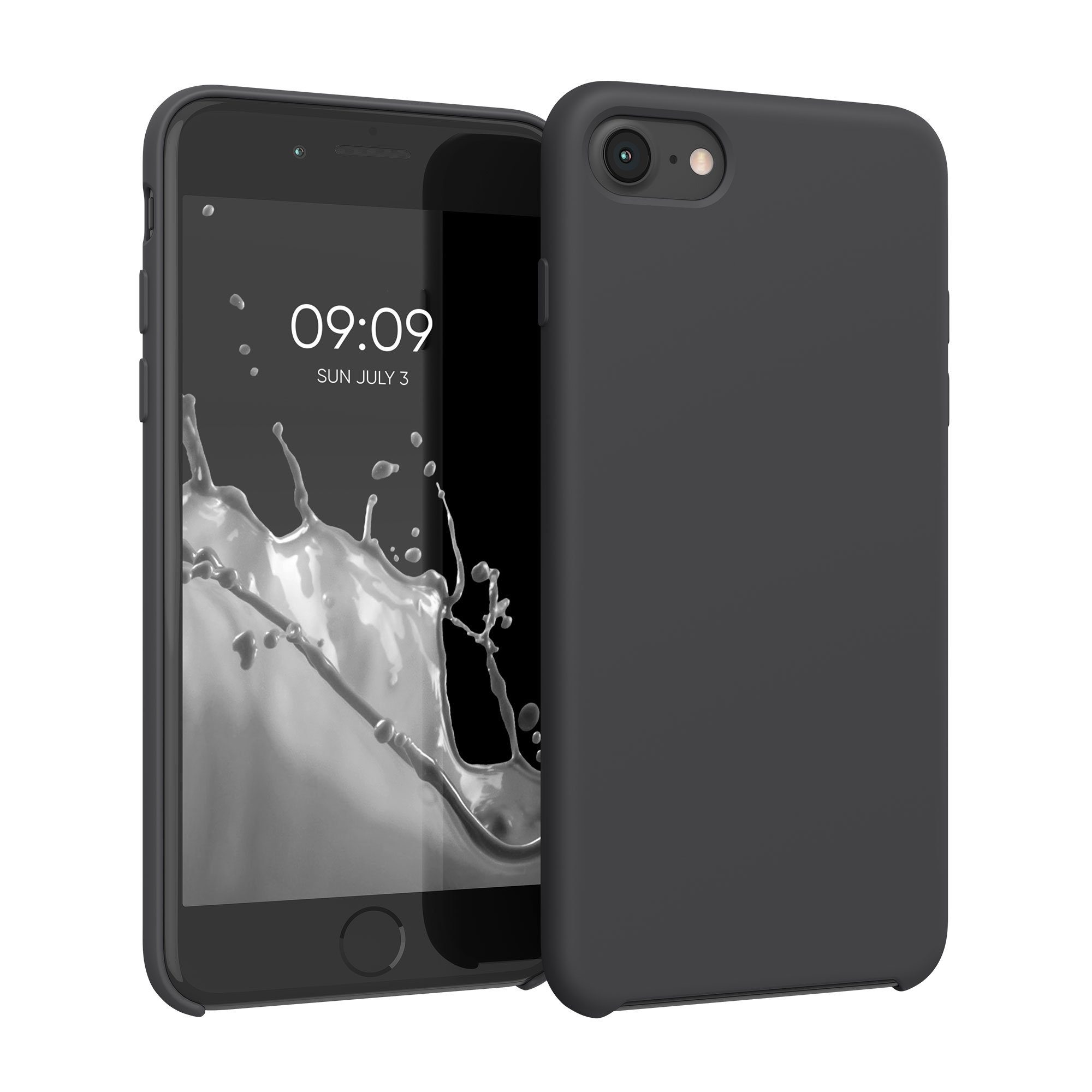 kwmobile Handyhülle Hülle für Apple iPhone SE (2022 / 2020) / iPhone 8 / 7, Hülle Silikon gummiert - Handyhülle - Handy Case Cover