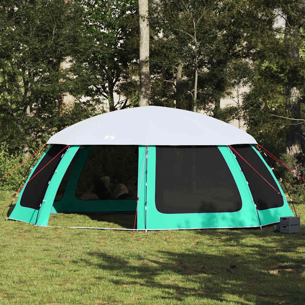 vidaXL Faltzelt Poolzelt mit abnehmbarem Überzelt Netzwänden Meergrün 690x690cm, (1 tlg)