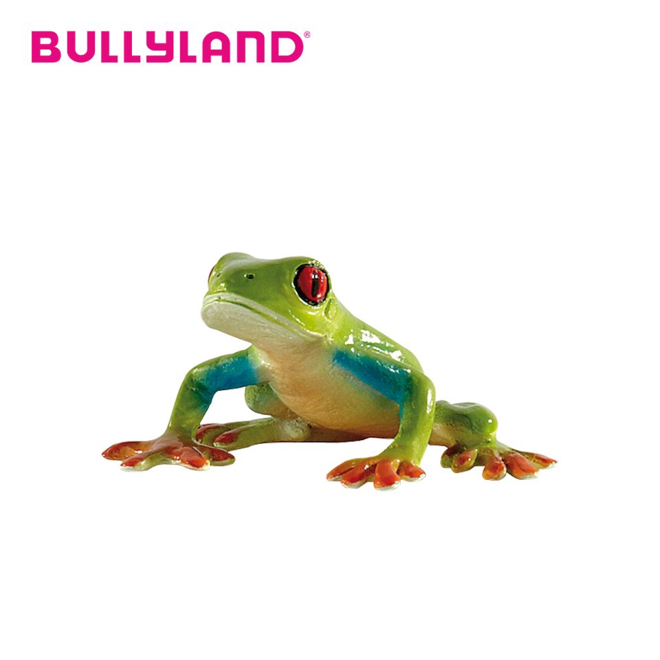 (1-tlg) BULLYLAND Rotaugenlaubfrosch, Spielfigur Bullyland