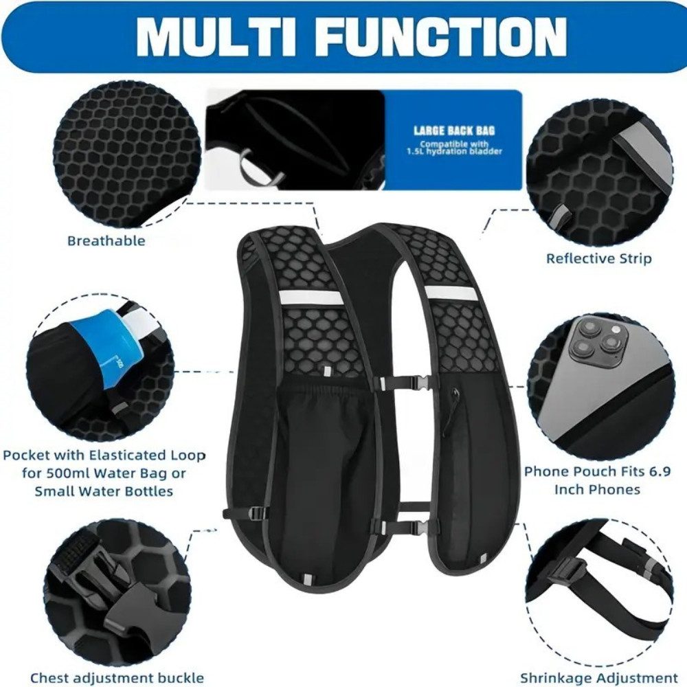 Blusmart Trinkrucksack Trinkrucksack, Laufrucksack, Trailrunning-Rucksack ( günstig online kaufen