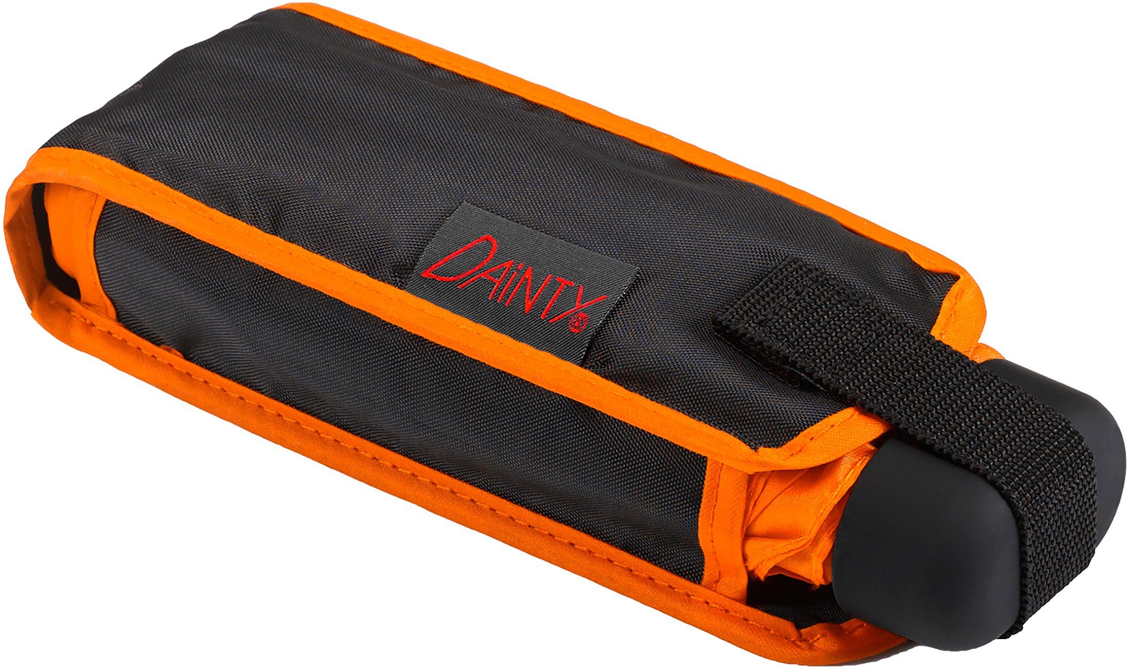 und Taschenregenschirm kurz Dainty, flach EuroSCHIRM® orange, extra