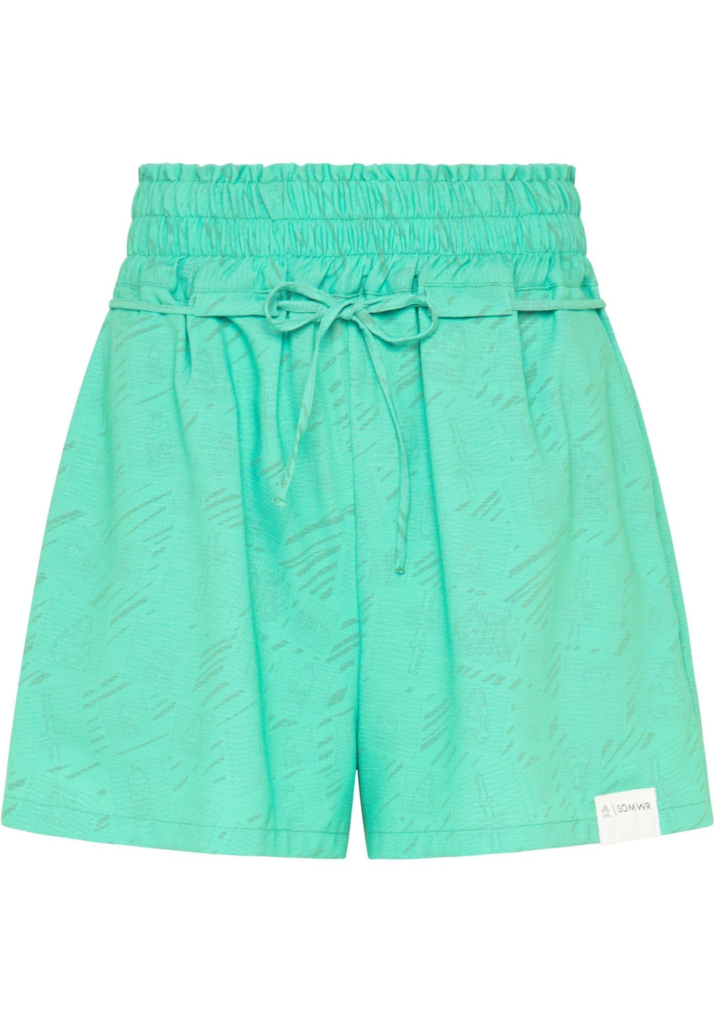 SOMWR Strandshorts Jade Damen W Shorts Cream Crime Green Somwr Short