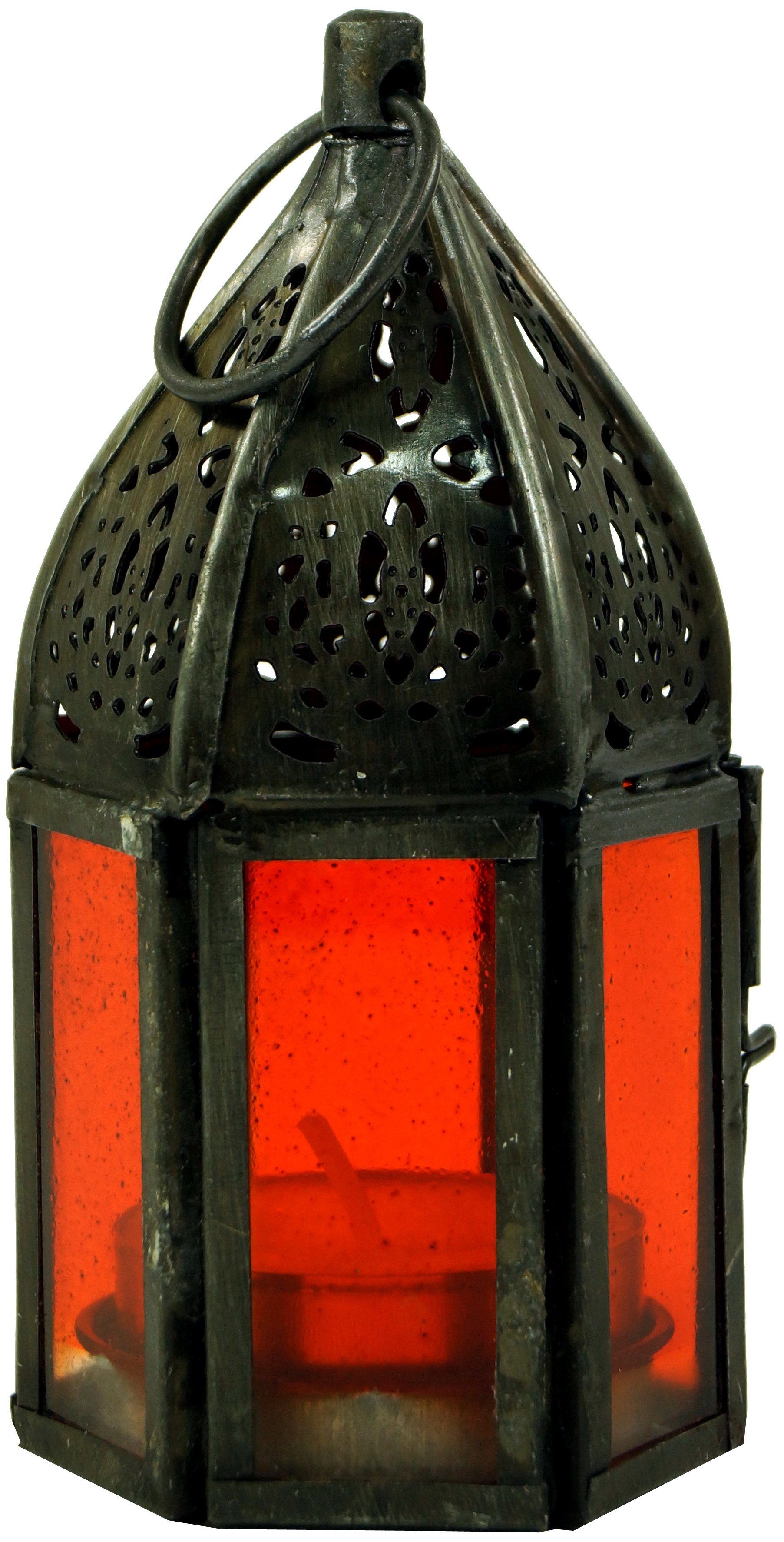 Guru-Shop Kerzenlaterne Orientalische Metall/Glas Laterne in.. günstig online kaufen
