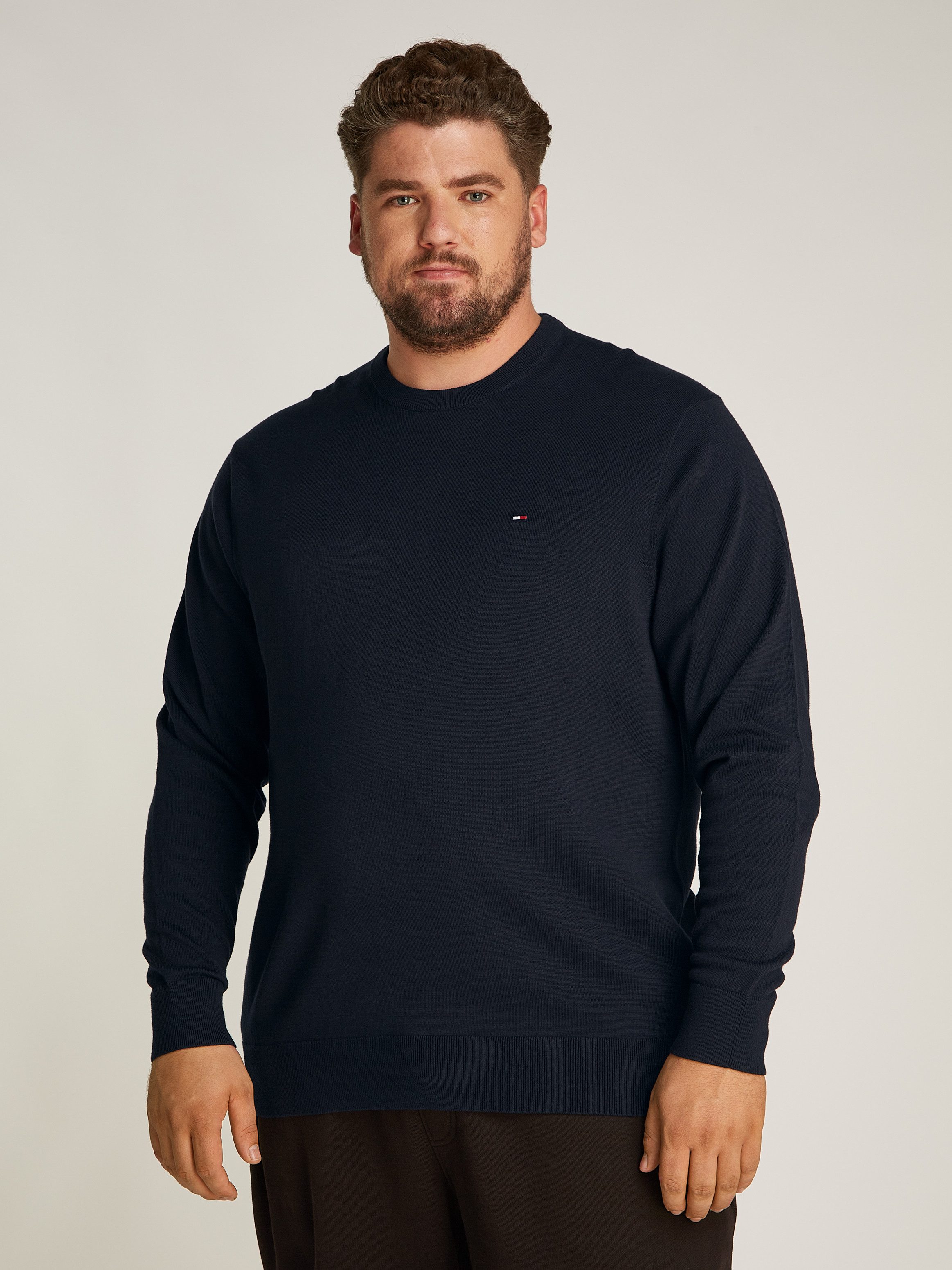 Tommy Hilfiger Big & Tall Rundhalspullover günstig online kaufen