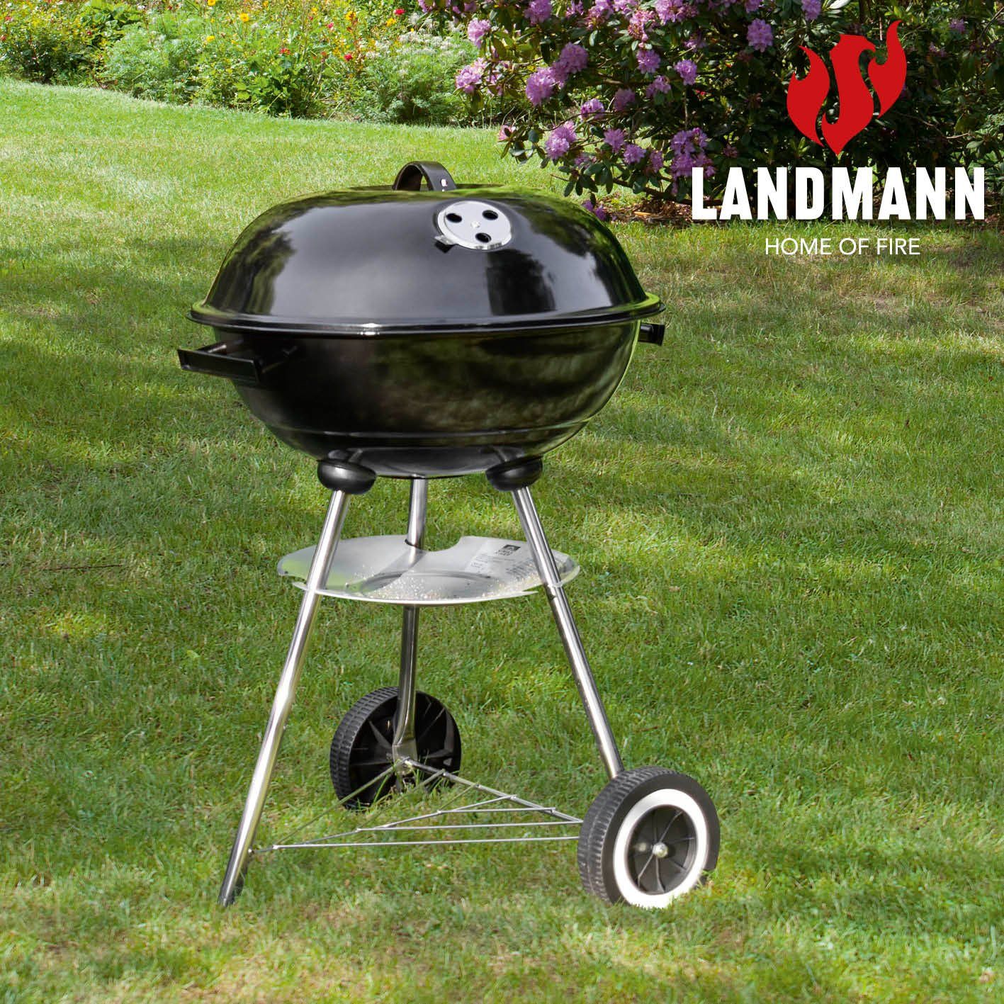 LANDMANN Holzkohlegrill Kugelgrill 72,5cm Grillfläche ca. Ø 41 cm