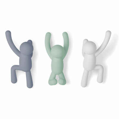 Umbra Wandhaken Hooks Buddy 3 Haken Pastell, (Set, 3-St)