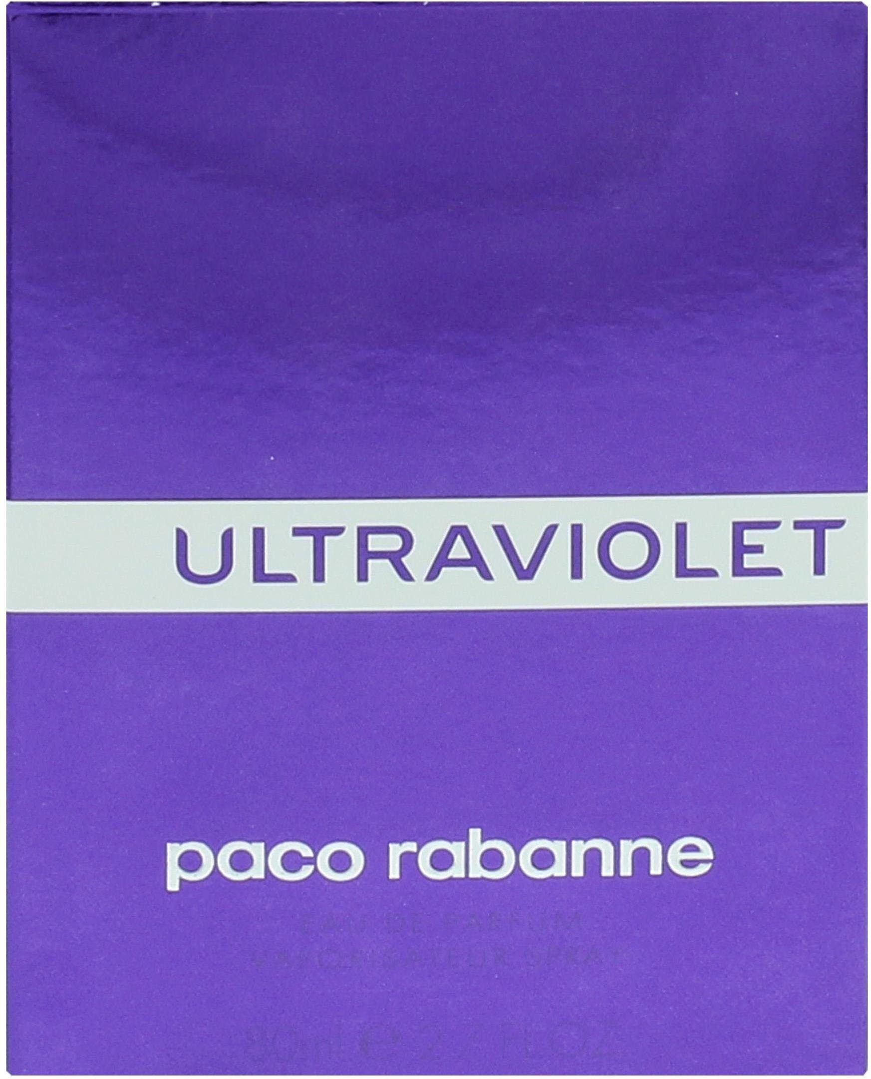 paco rabanne Eau de Parfum Ultraviolet Woman, mit Nature-Print-Technik