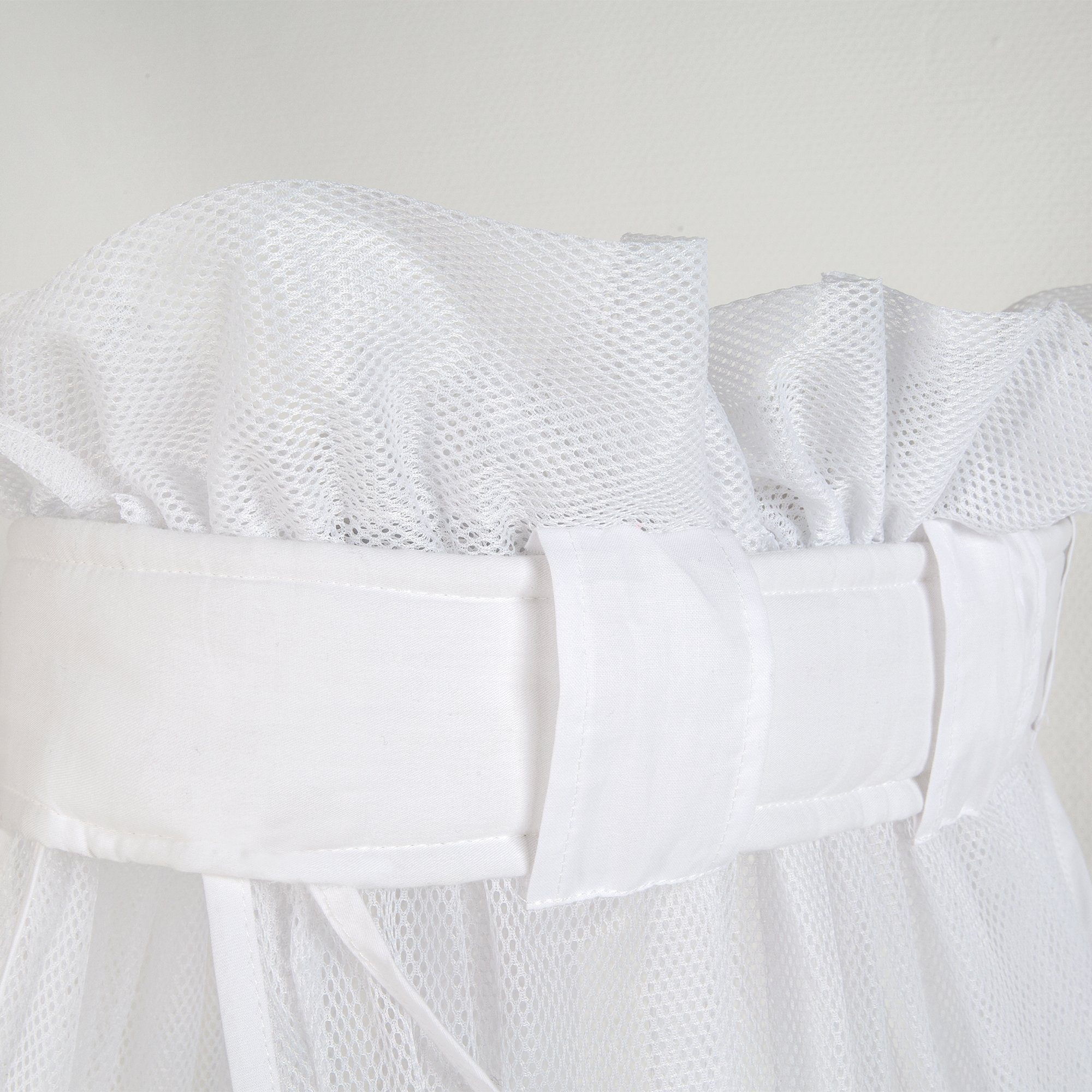 roba® Betthimmel safe asleep® – Air, weiß, Mesh-Himmel für Babybett günstig online kaufen