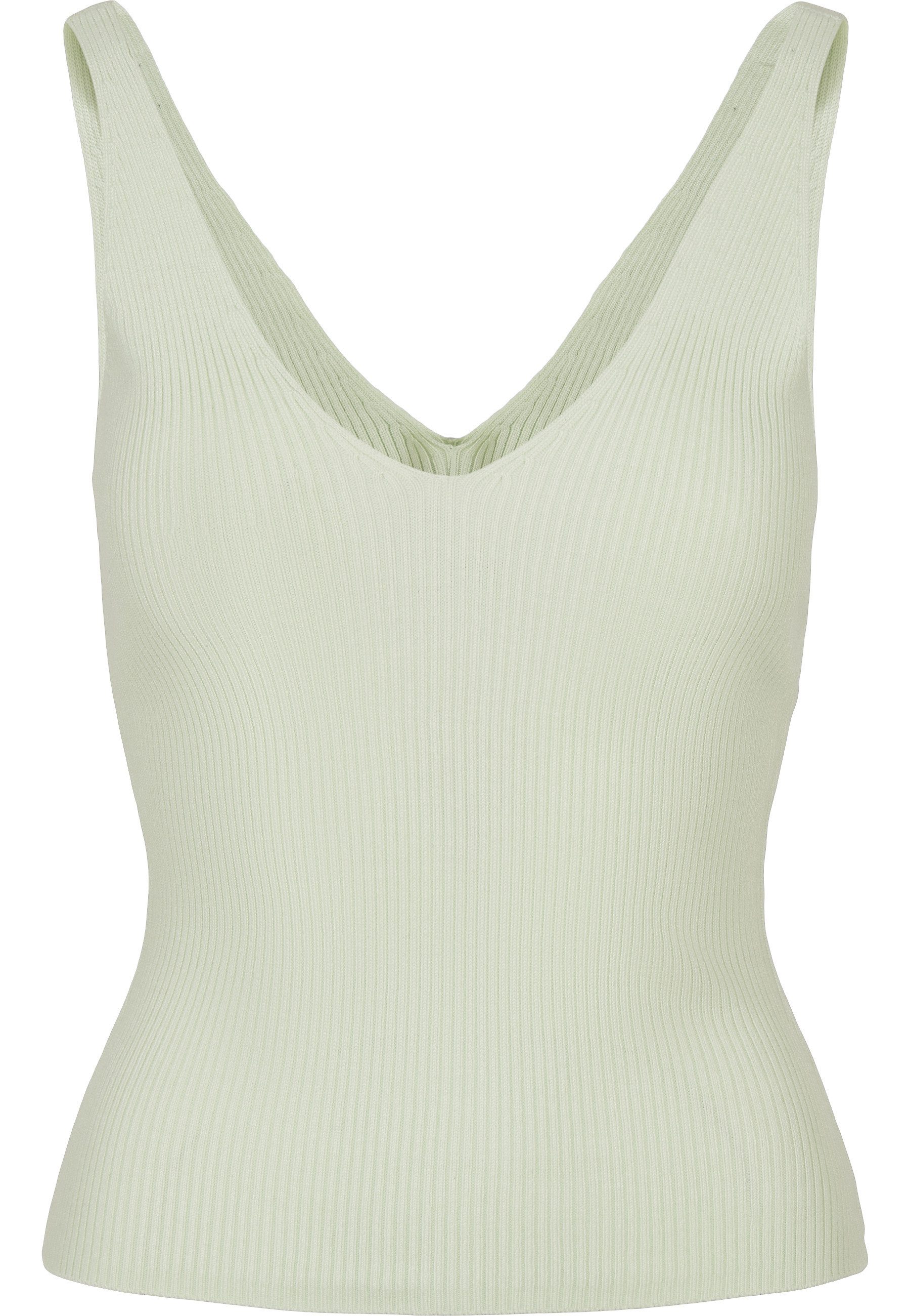 URBAN CLASSICS Tanktop Urban Classics Damen Ladies Rib Knit Top (1-tlg)