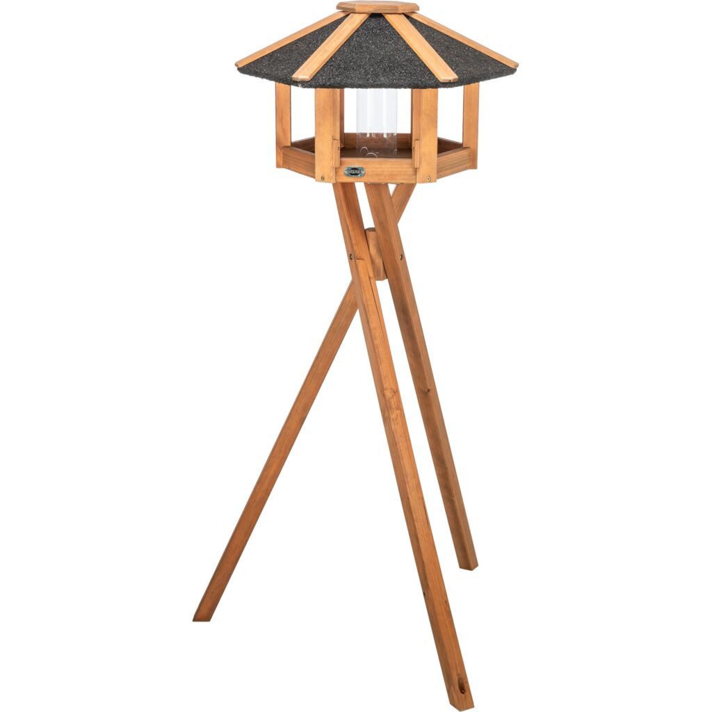 TRIXIE Vogelhaus Futterhaus - braun - ø 56 × 32 cm/1,32 m