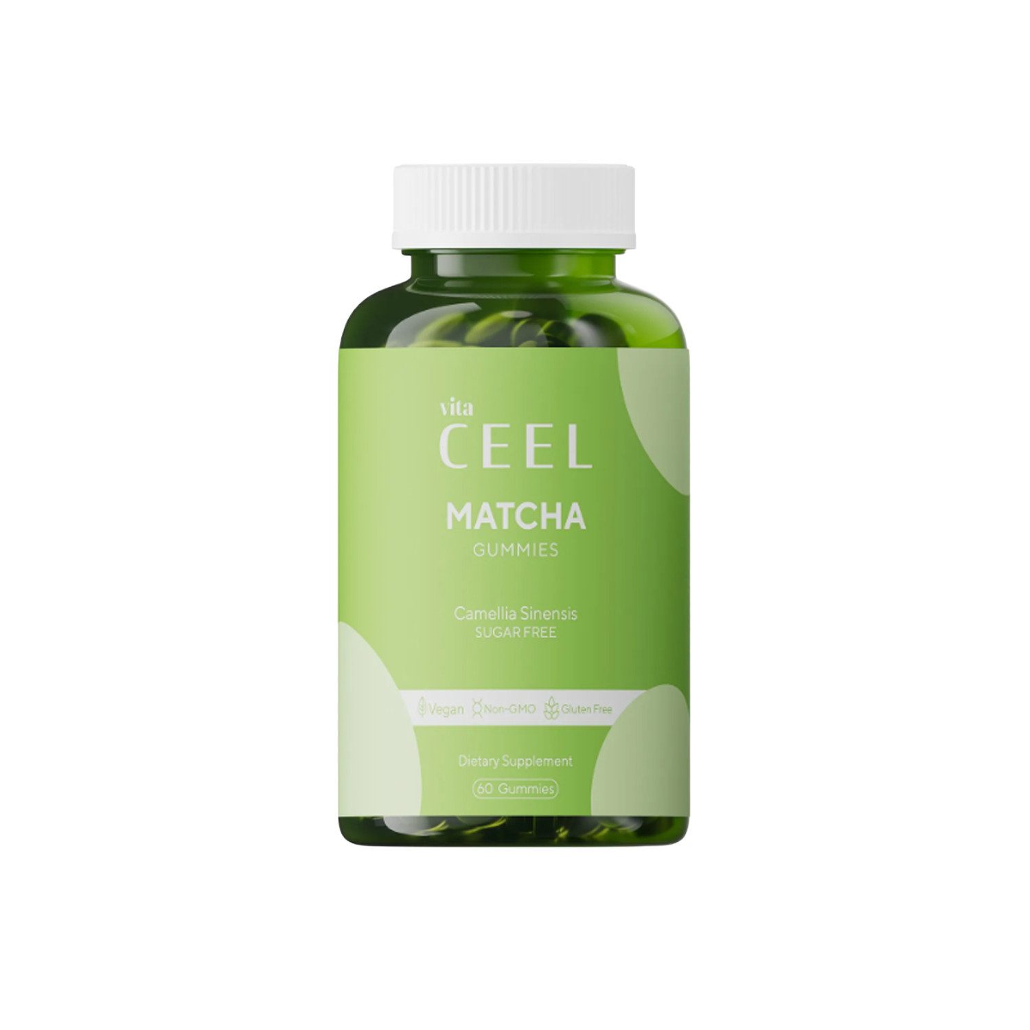 VİTA CEEL Matcha Grüner Tee Vitamin-Stoffwechsel unterstützend, Köstliche Form Kautabletten, 240 g